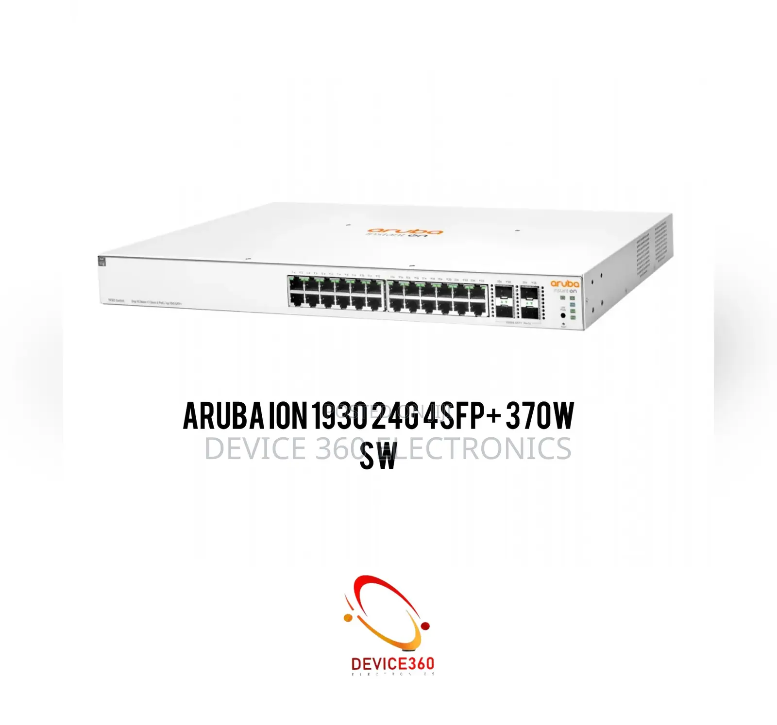 HPE Aruba Instant on 1930 Smart 24G 4SFP+ Poe + 370W Switch