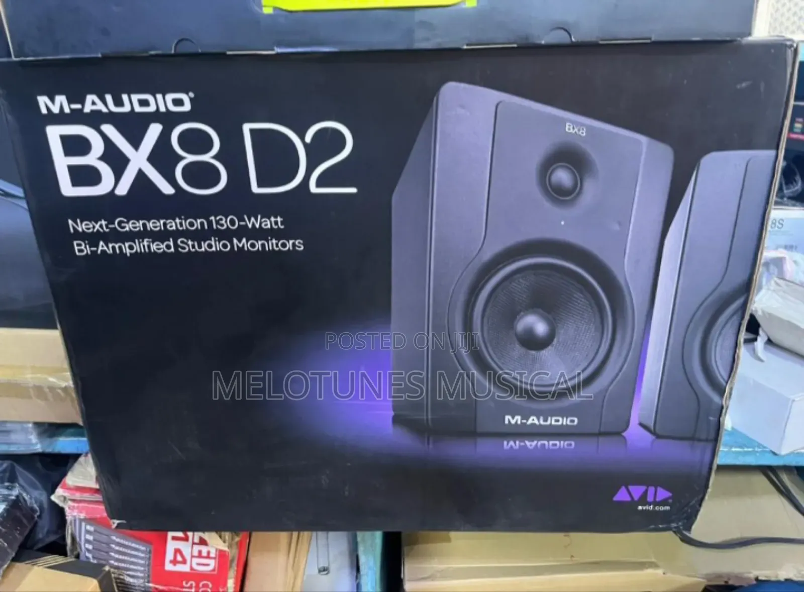 M-Audio Bx8 D2 130-Watt Bi-Amplified Studio Monitors