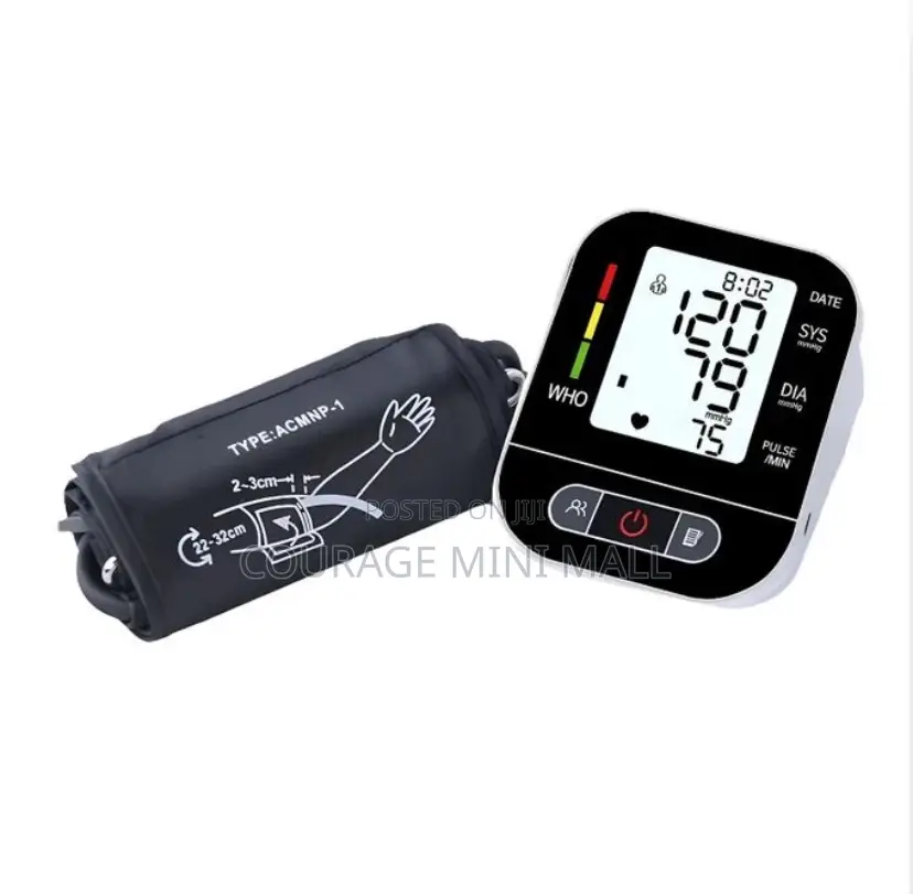 Digital Blood Pressure (Bp) Heartbeat Monitor Meter