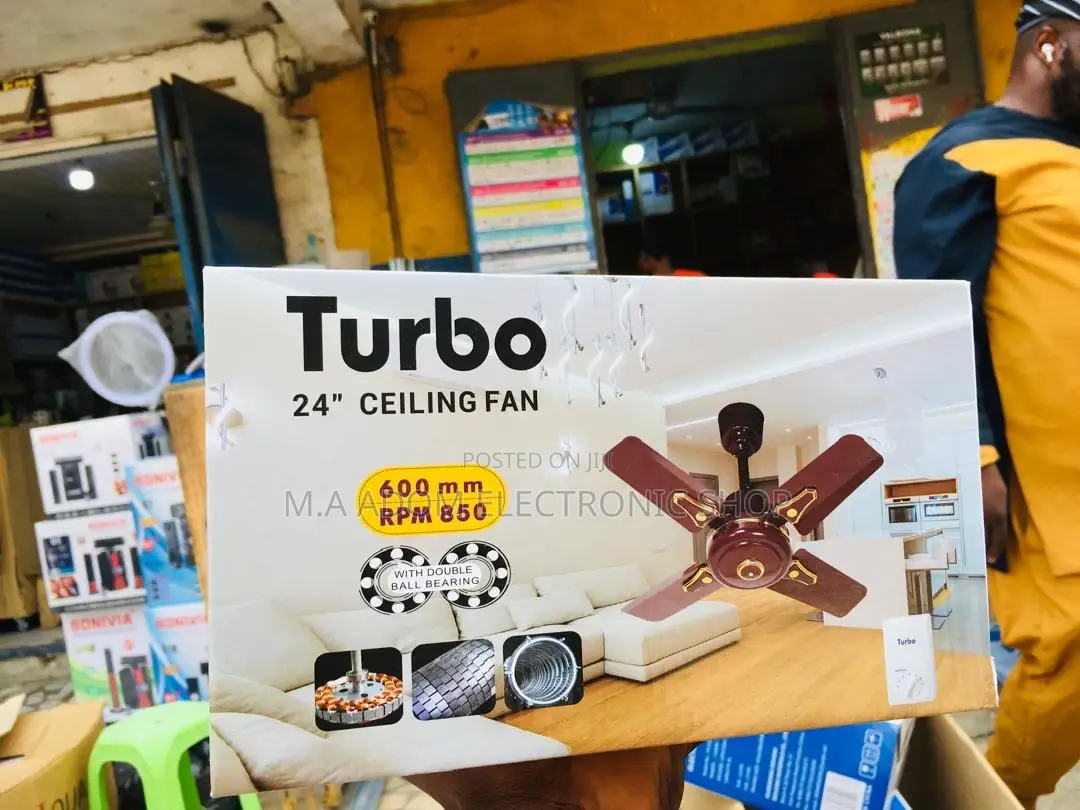 Stay Cool and Productive With the Turbo 24" Ceiling Fan