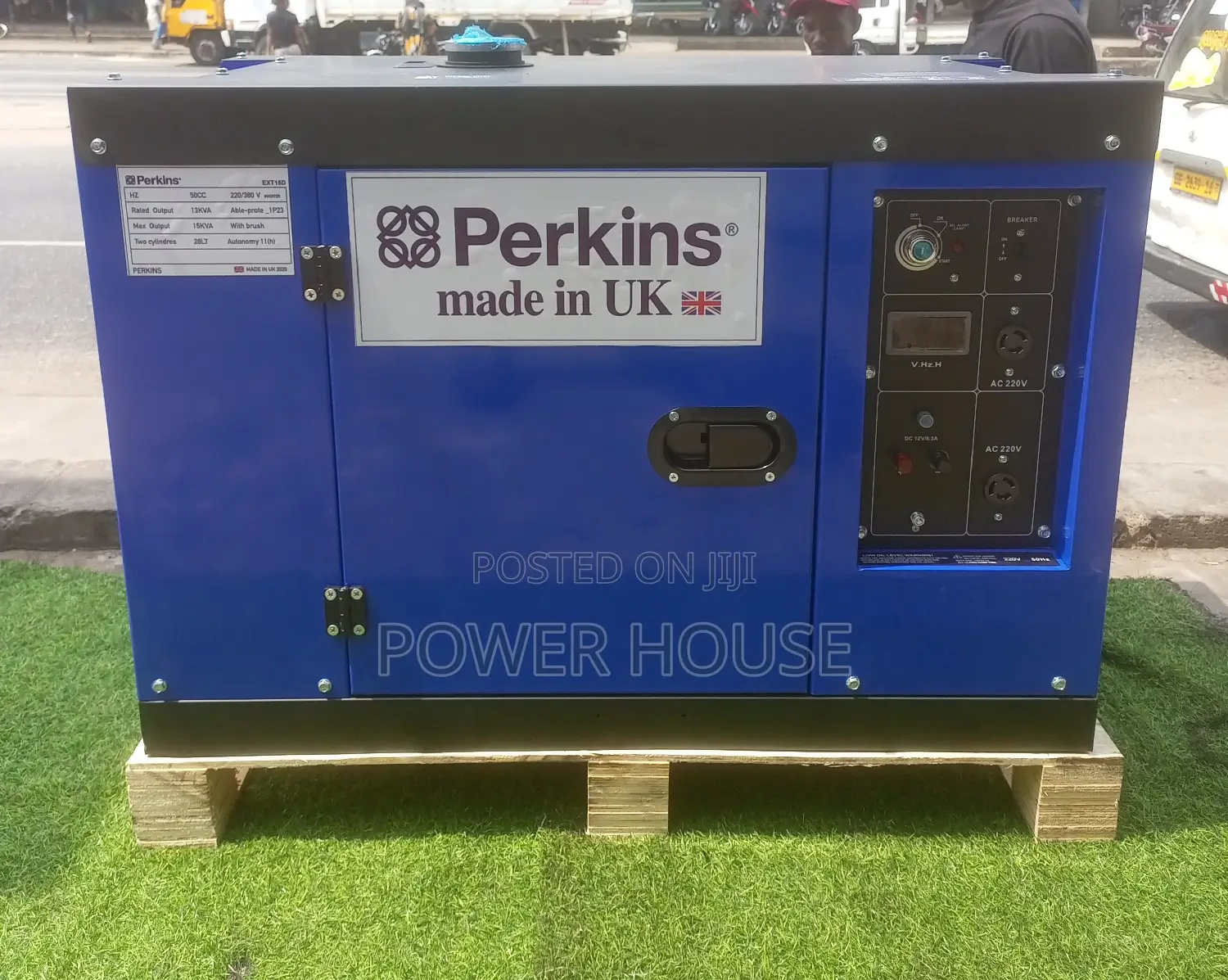 Blue Perkins Generator 15kva 1650w 230v UK Diesel Generator