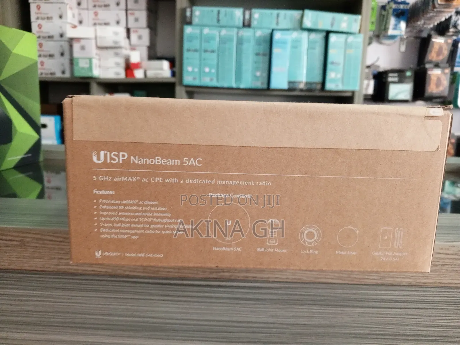 Ubiquiti 5ghz Airmax Ac Nanobeam 5ac Gen 2 (Nbe-5ac-Gen2)