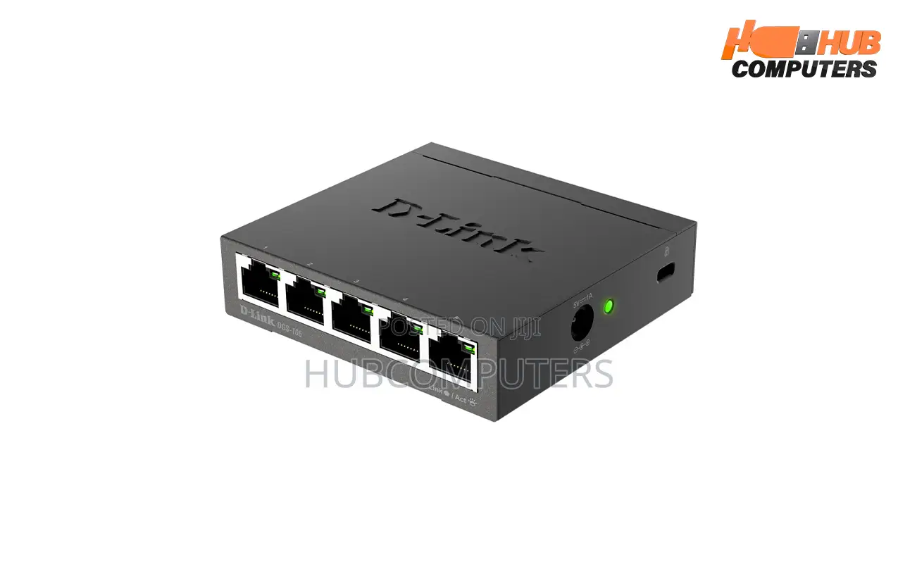 D-Link DGS-1005a D-Link 5 Port Gigabit Desktop Switch