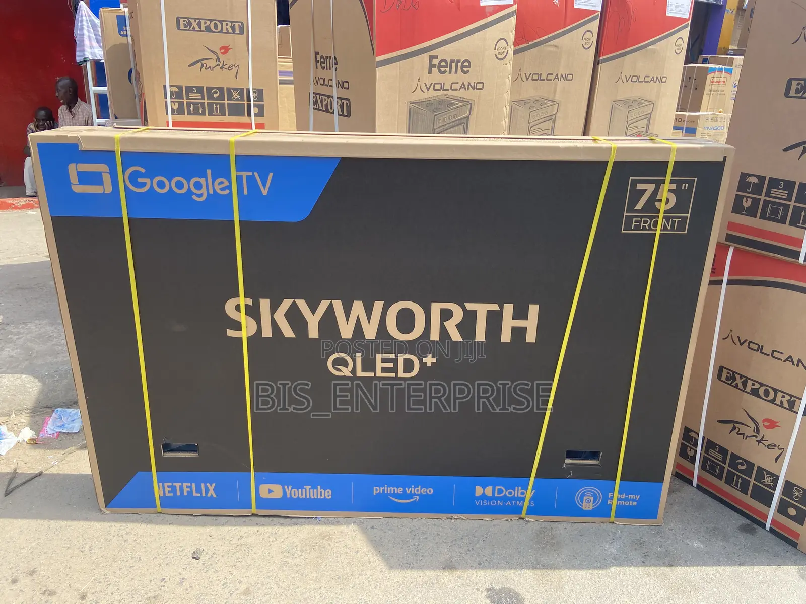 Skyworth Qled 75” Google Tv Dolby