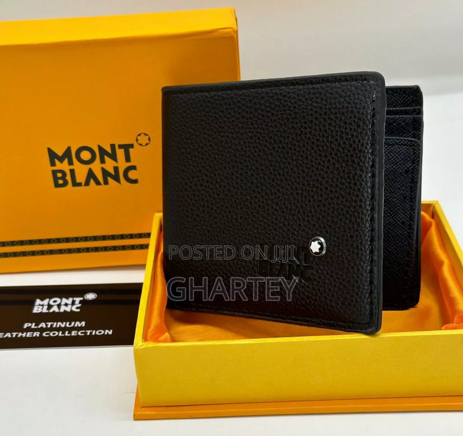 Mont Blanc Quality Leather Men's Wallet