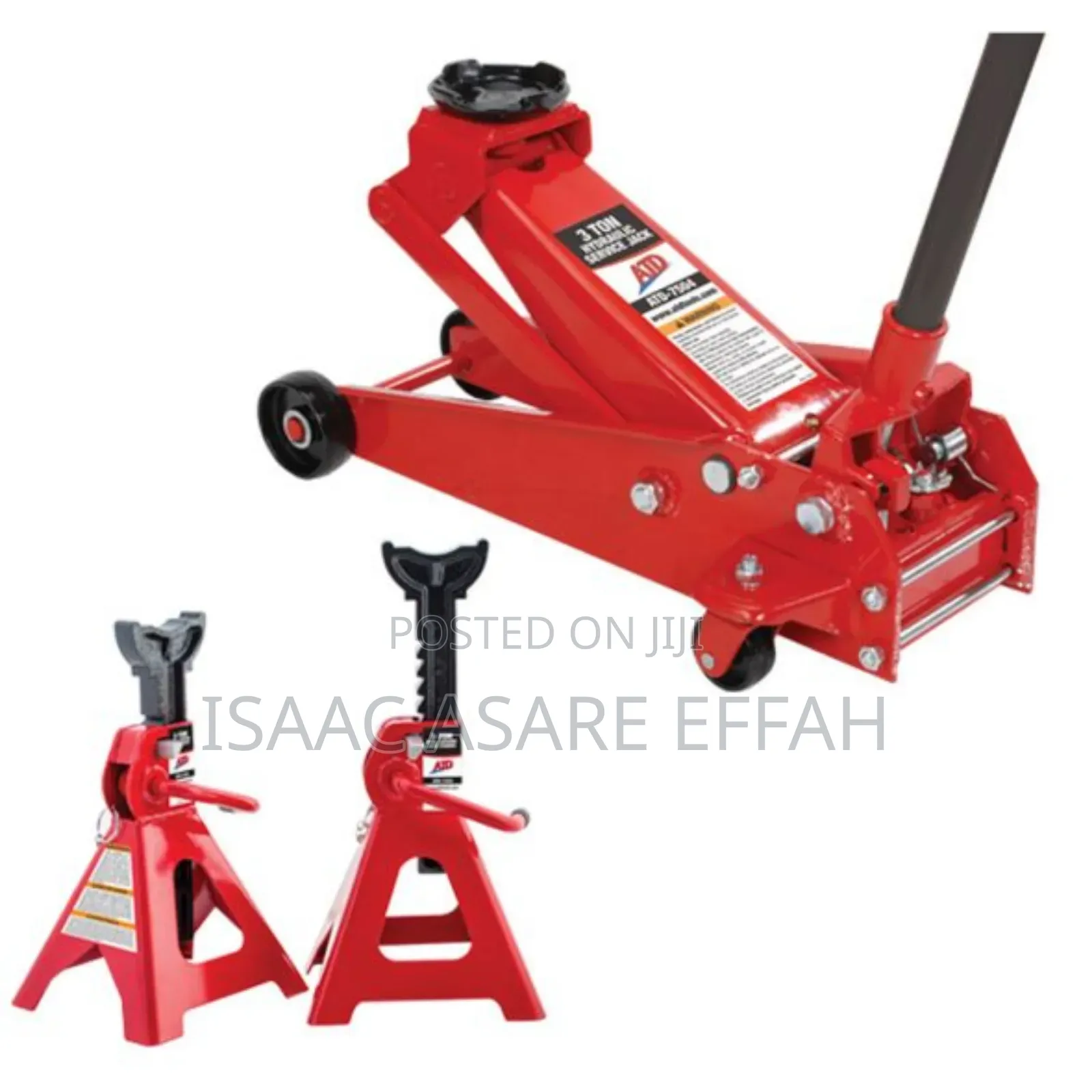 3ton Floor Jack and 6ton Jack Stand Combo.