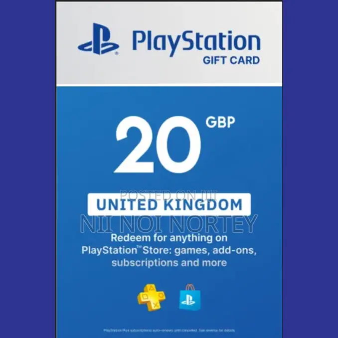 £20 Playstation Gift Card Uk