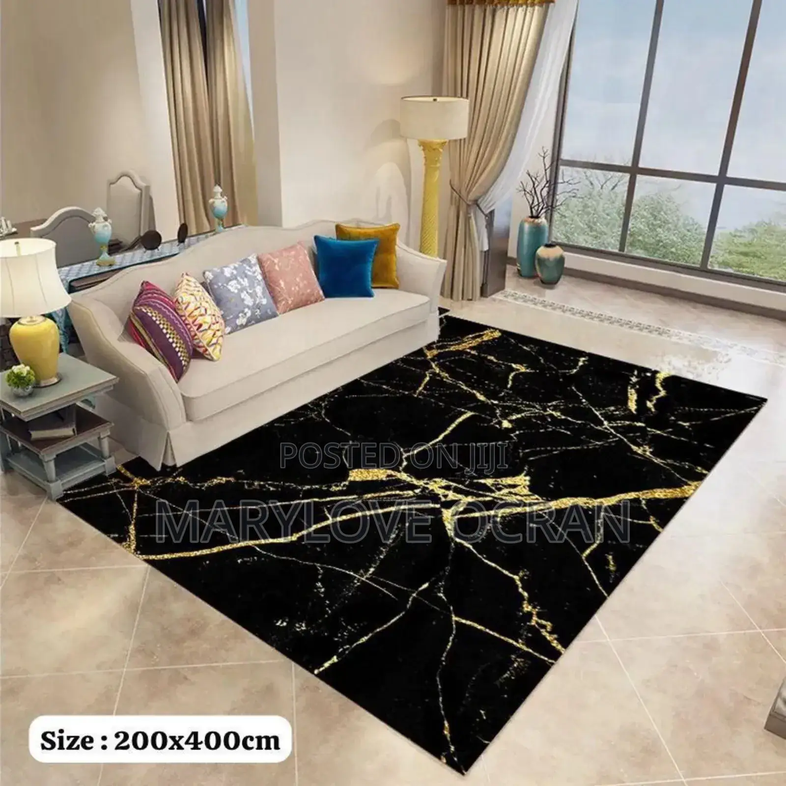 Quality 3d Centre Carpet (200x400cm)