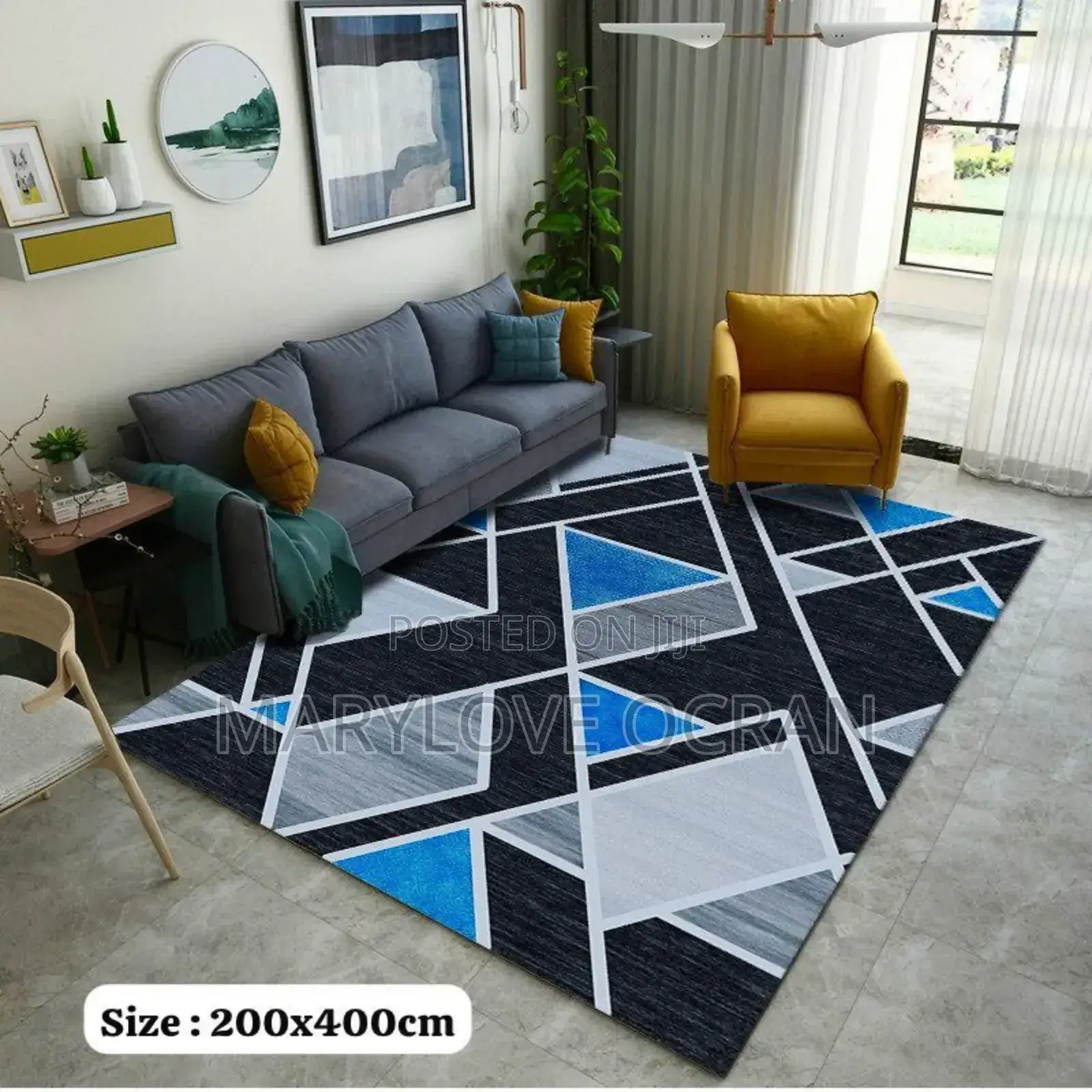 Quality 3d Centre Carpet (200x400cm)
