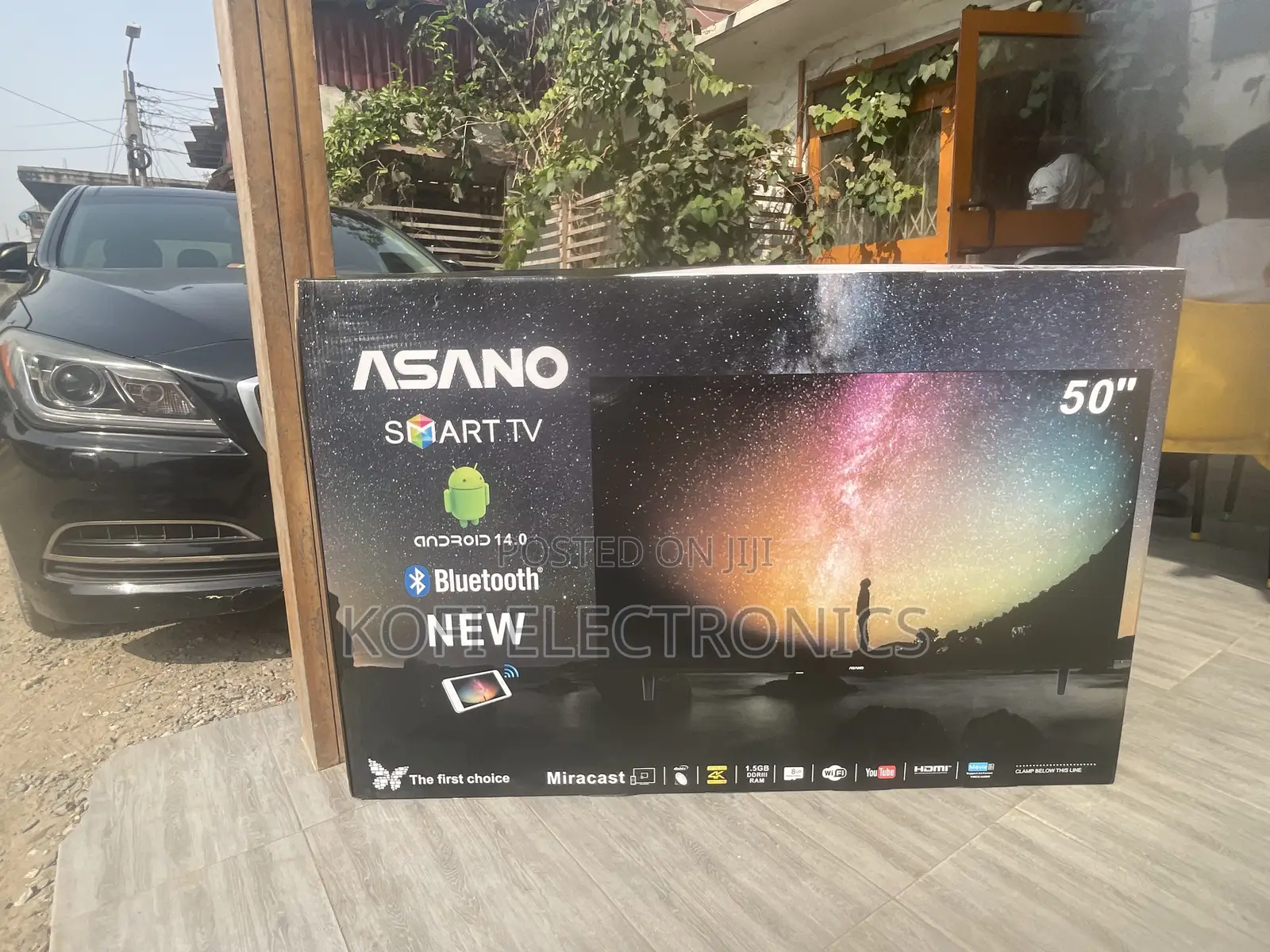 {Compatible With Smart Apps} Asano 50′′ 4K Smart LED TV