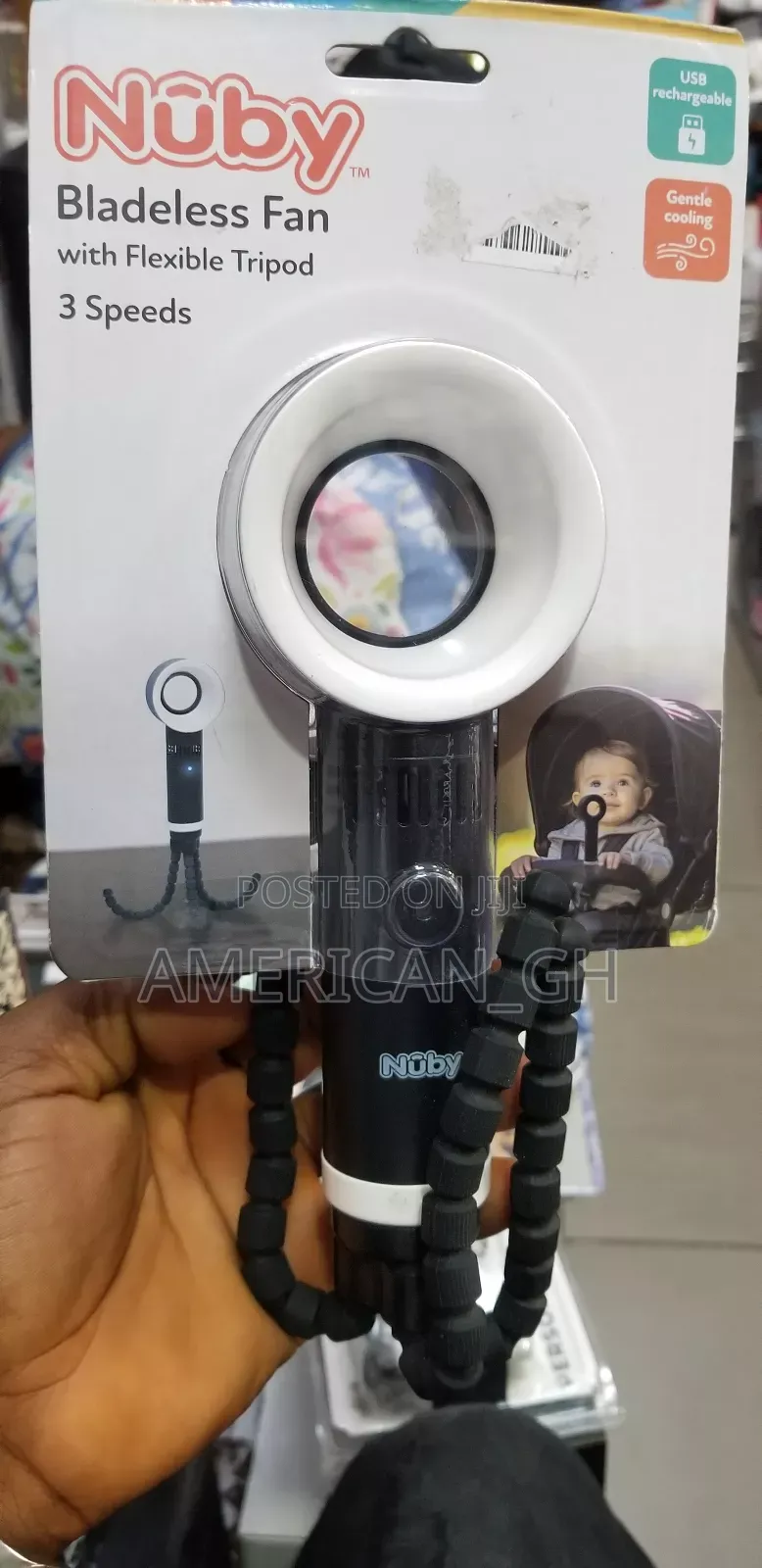 Nuby Bladeless Rechargeable Fan