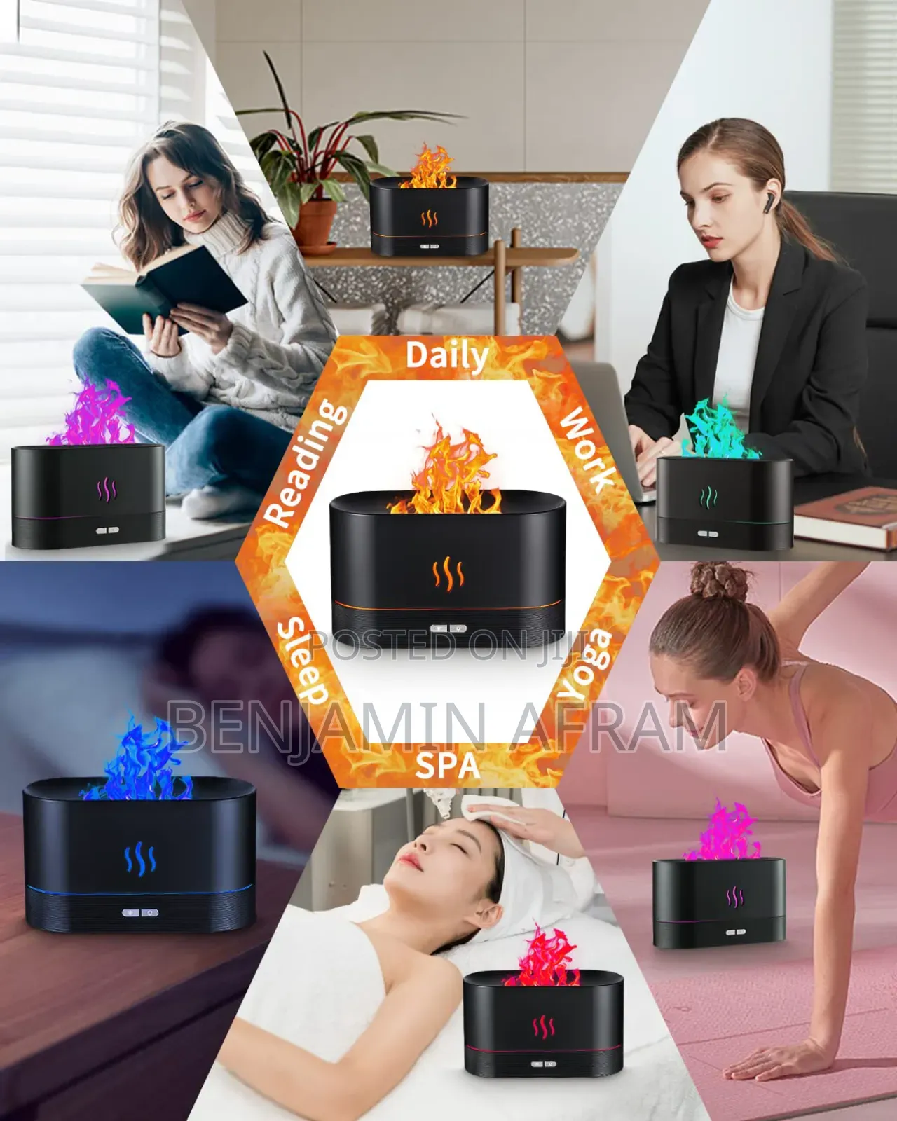 Air Freshener Flame Diffuser