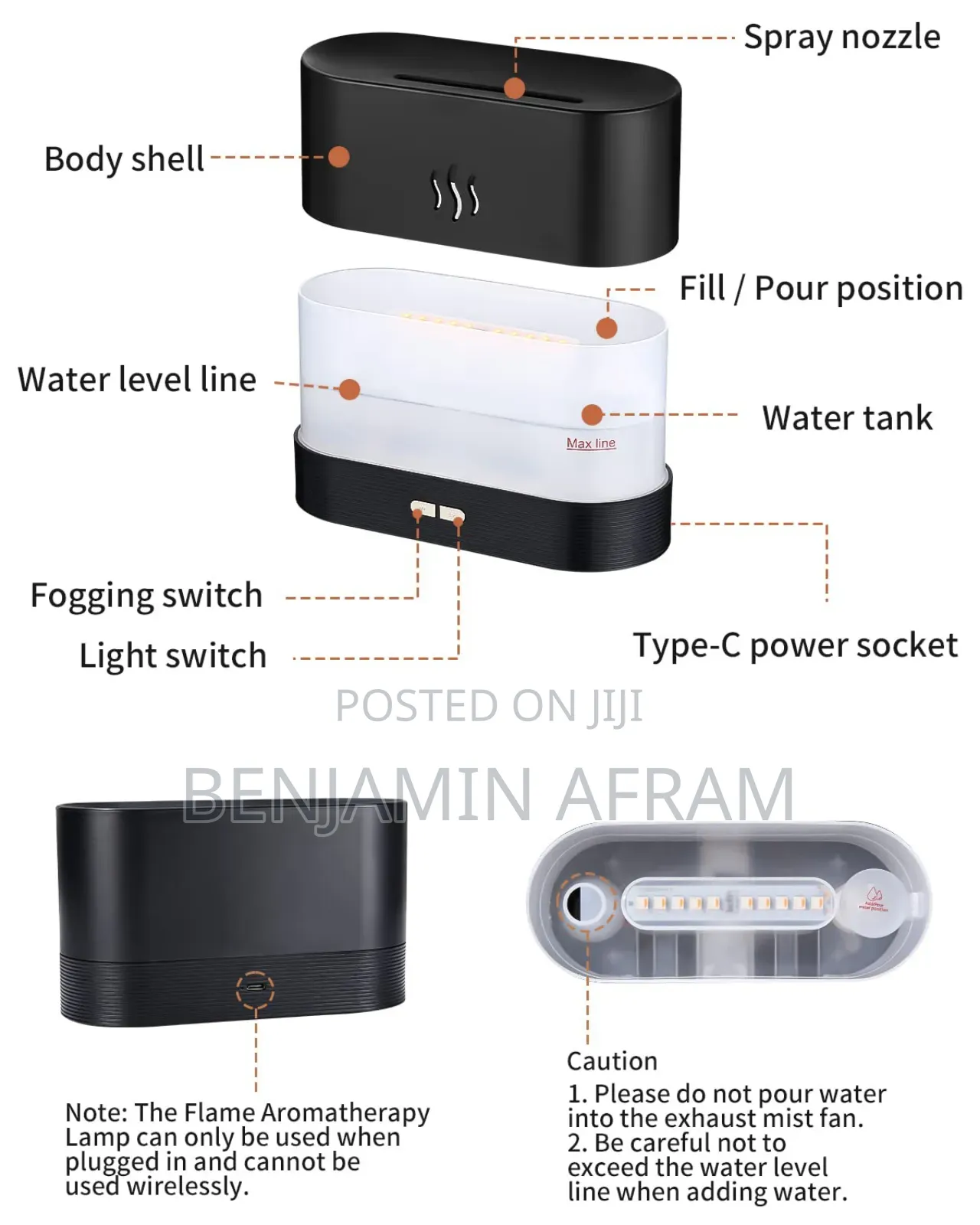 Air Freshener Flame Diffuser