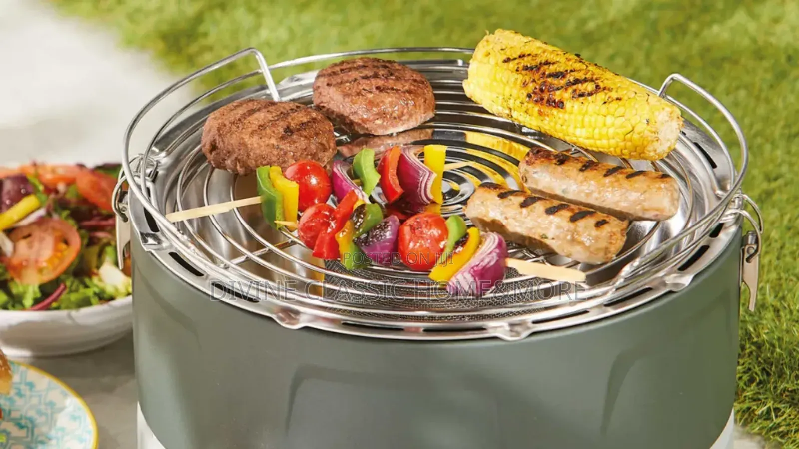 Gardenline Portable Charcoal BBQ Grill