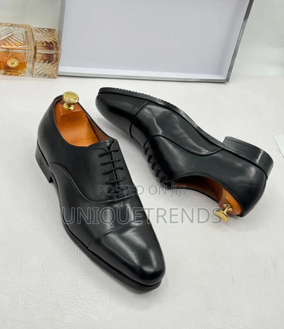 Quality Black Leather Classic Shoes