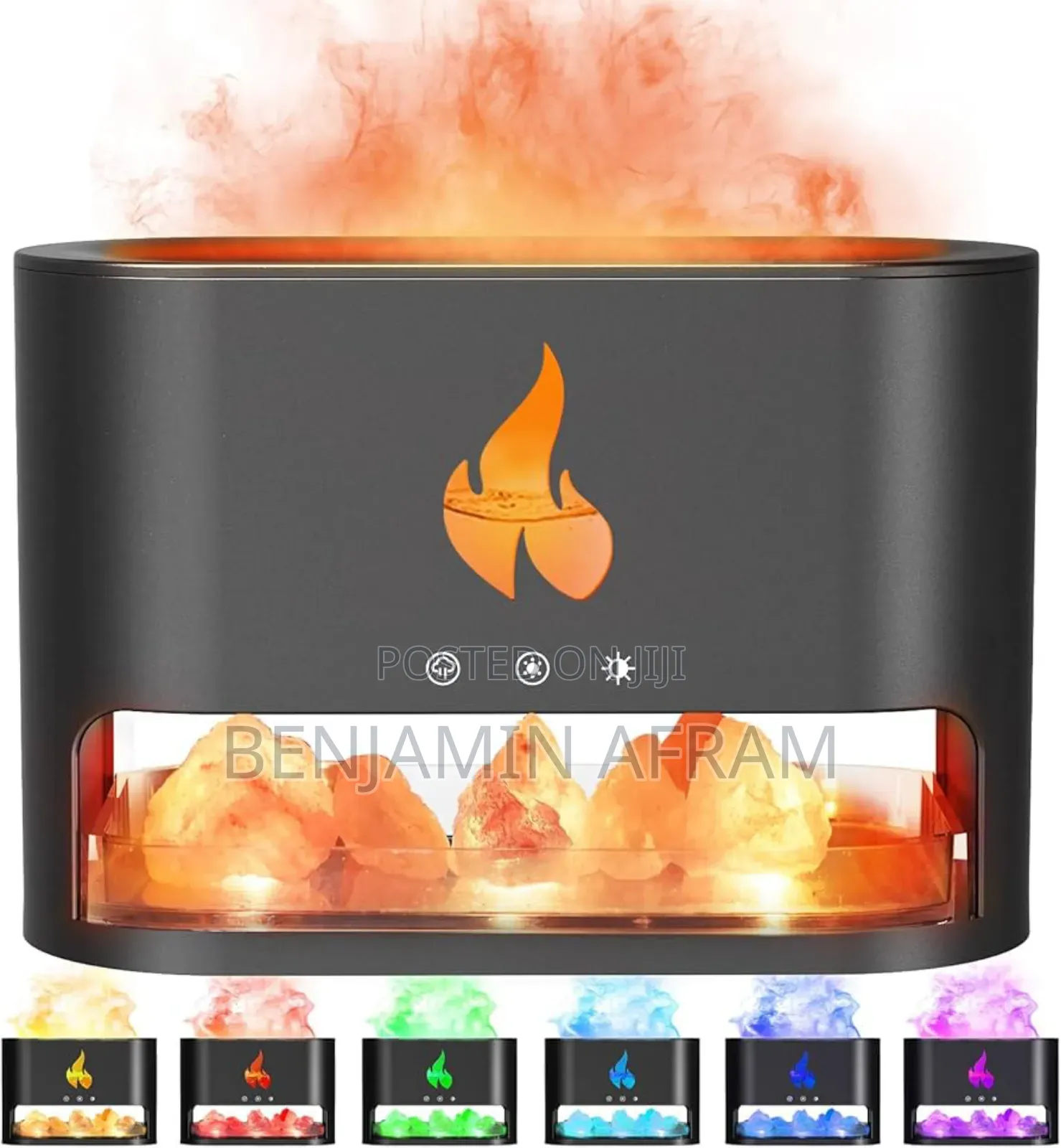 Decorative Humidifier Flame Salt Air Freshener