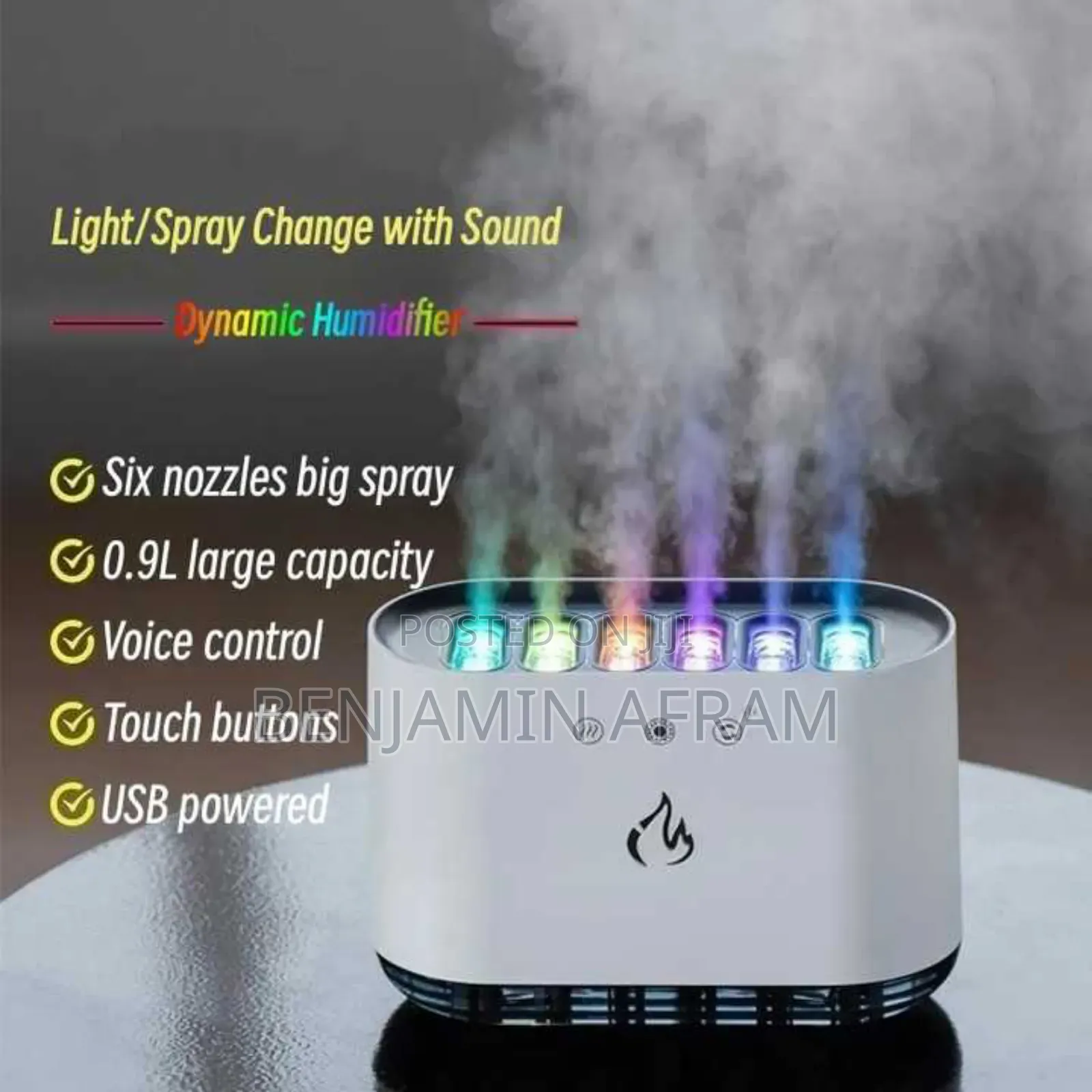 Six Nozzles Spray Diffuser