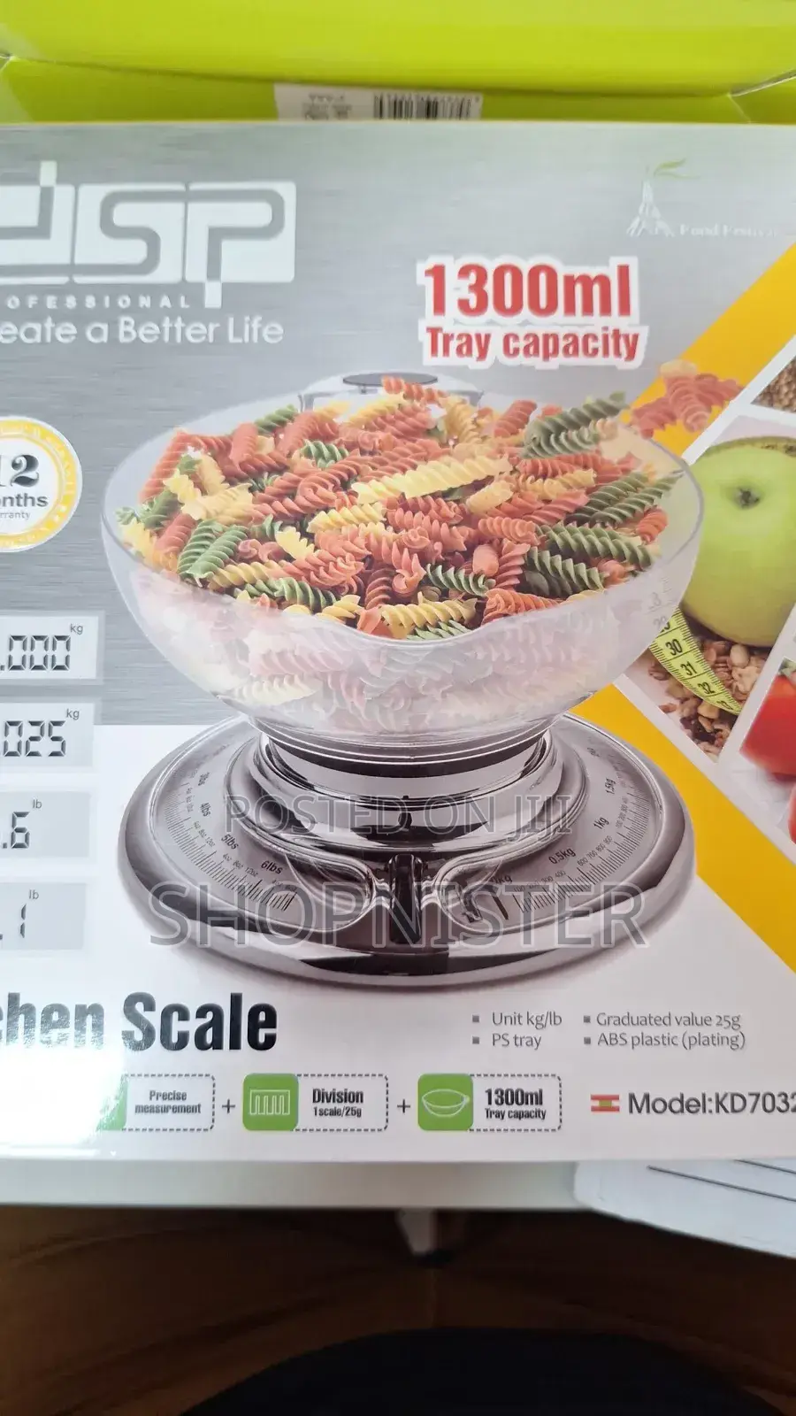 Manual Kitchen Scale Sensitive Scale 3 Kg