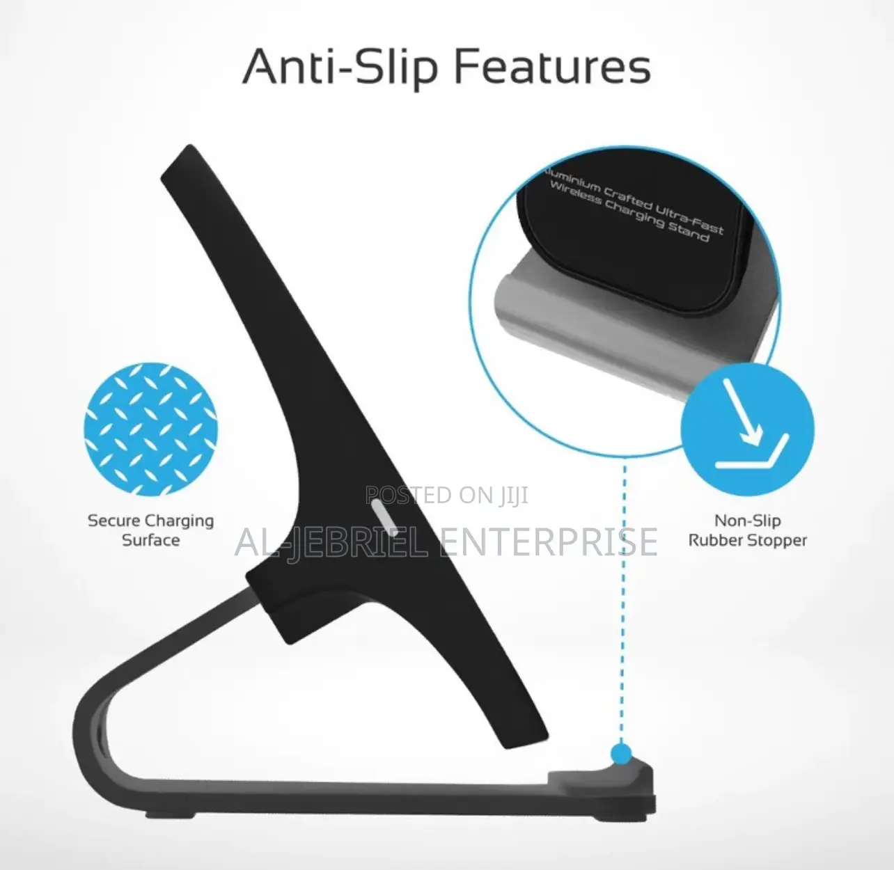 Auradock-5 Promate Ultra-Fast Wireless Charging Stand
