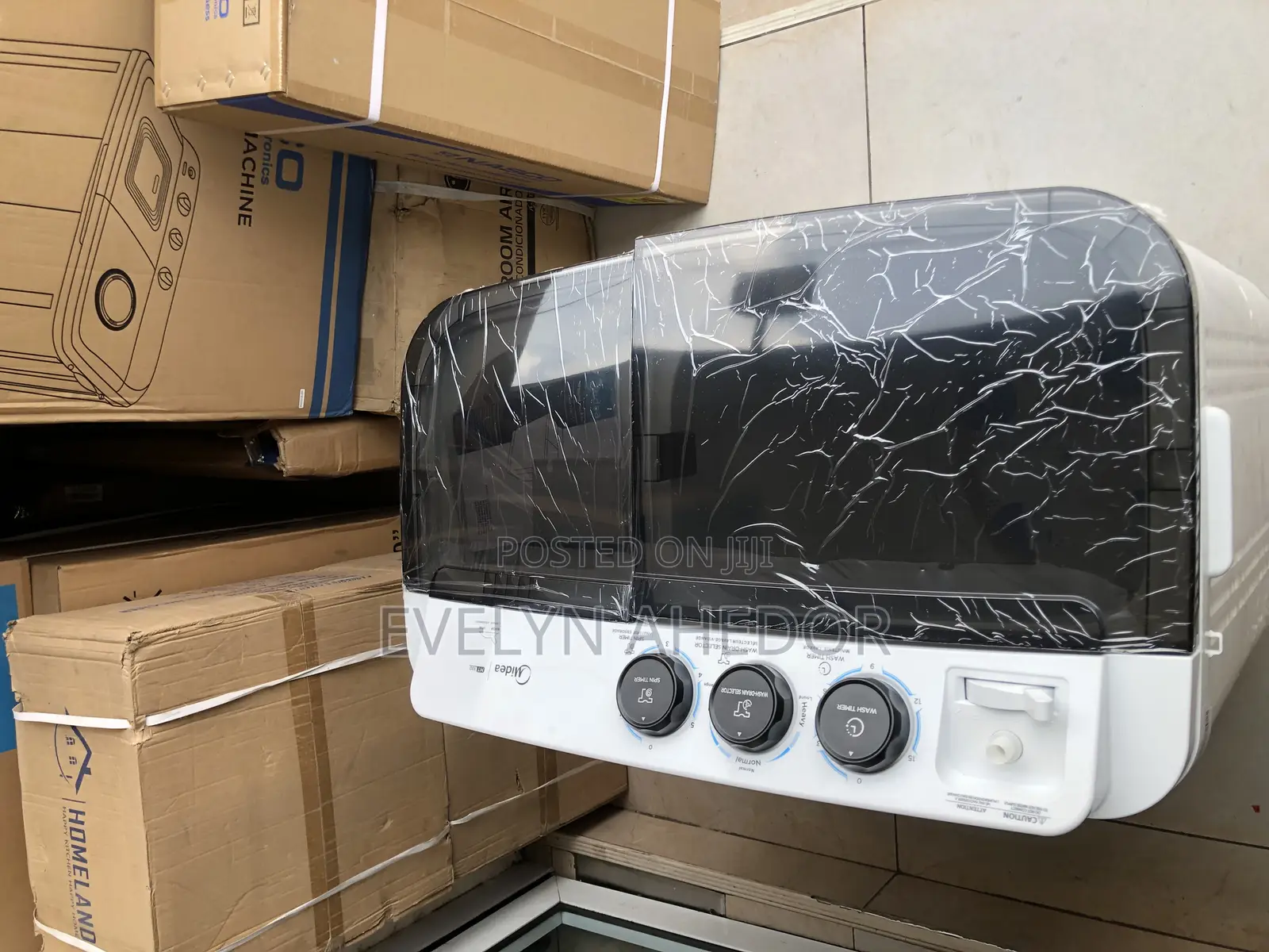 Midea 8 Kg Washing Machine Semi Automatic Top Load Twin Top