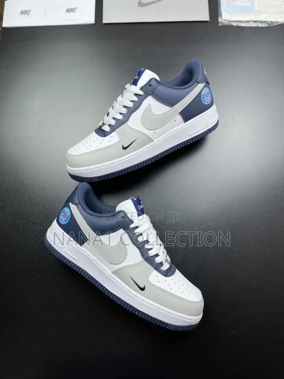 Paris Air Force 1 White and Blue