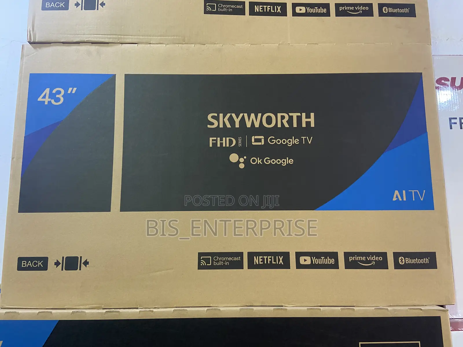 Quality Skyworth 43” Google Tv Qled