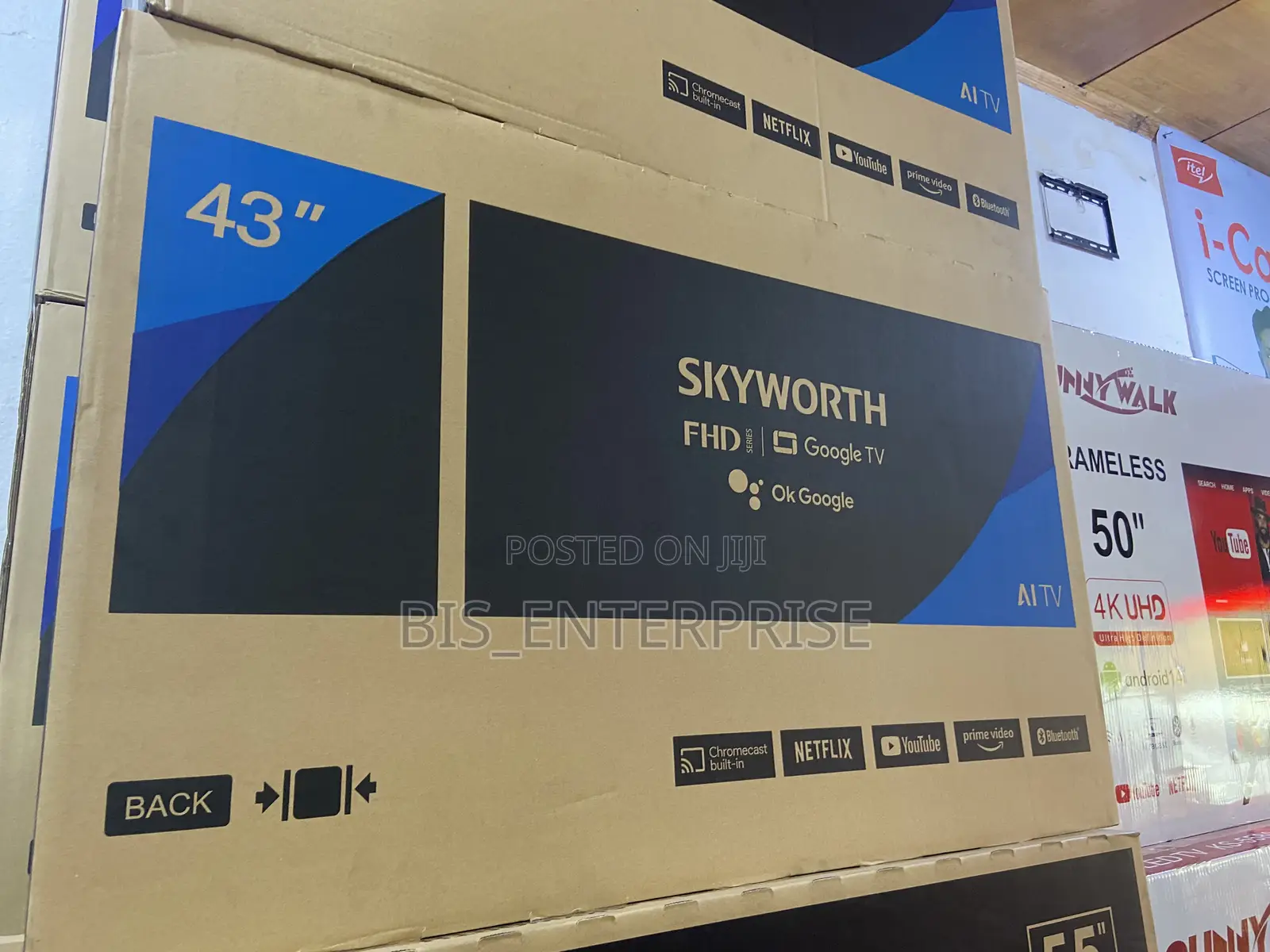 Quality Skyworth 43” Google Tv Qled