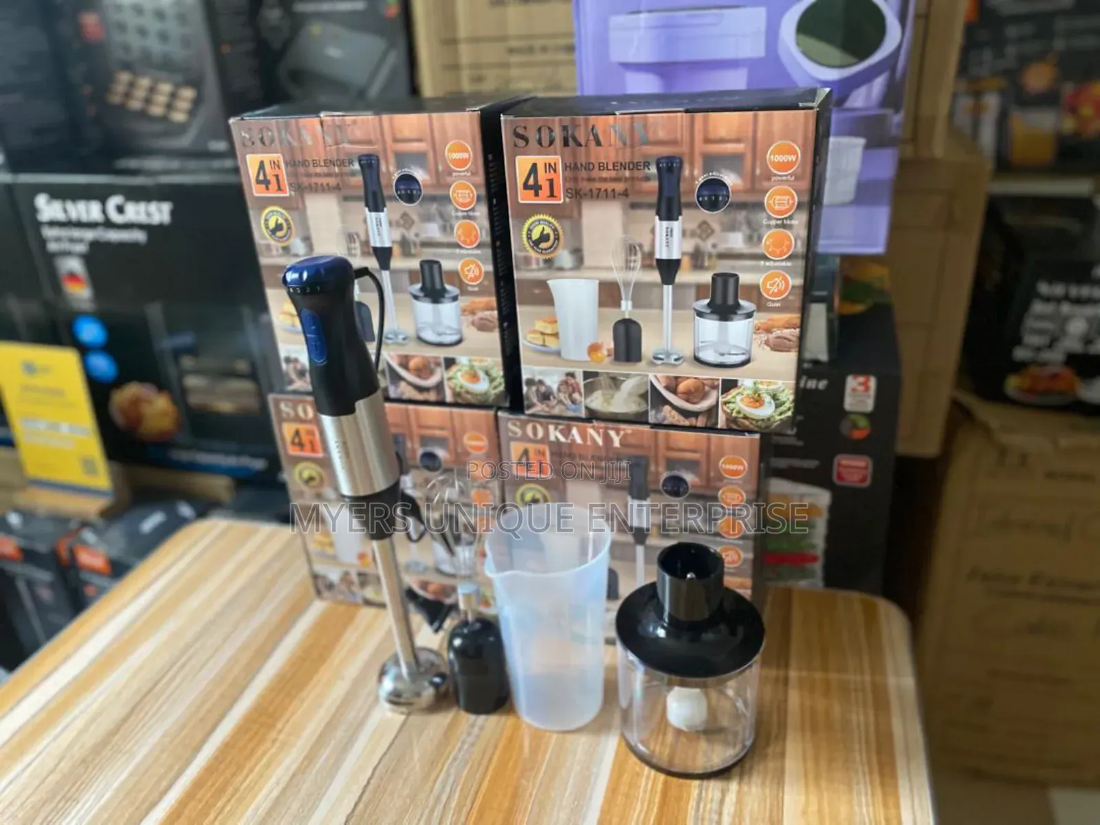 Easy to Clean 4in1 Hand Blender