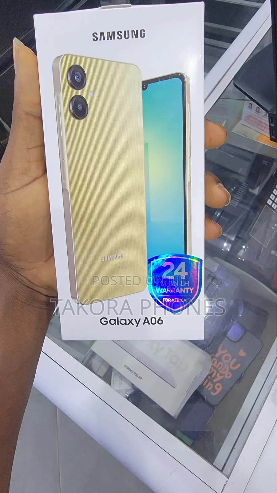 New Samsung Galaxy A06 128 GB Gold