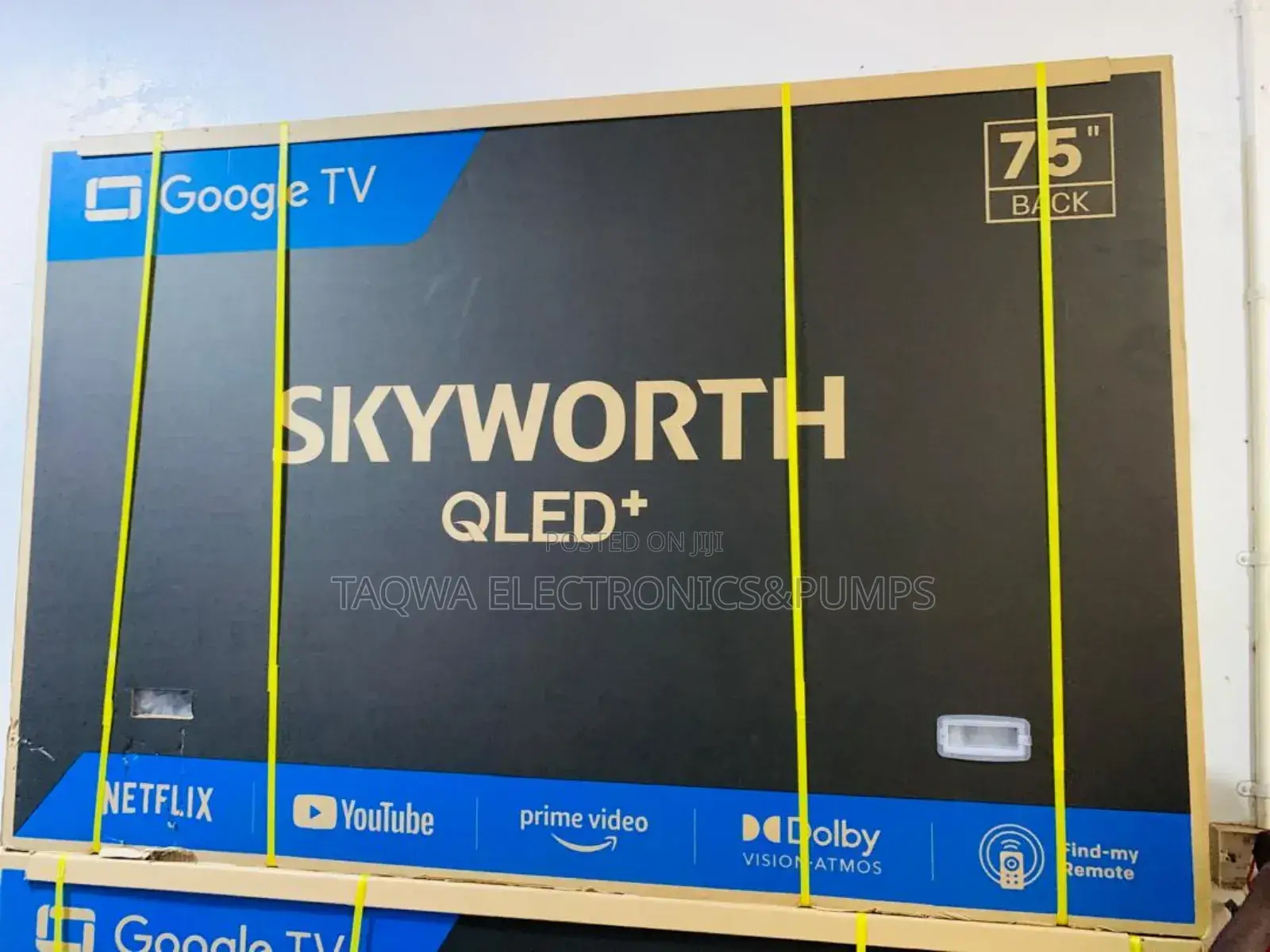 Trusted QLED Skyworth 75 Inches HDR 10 Google Tv
