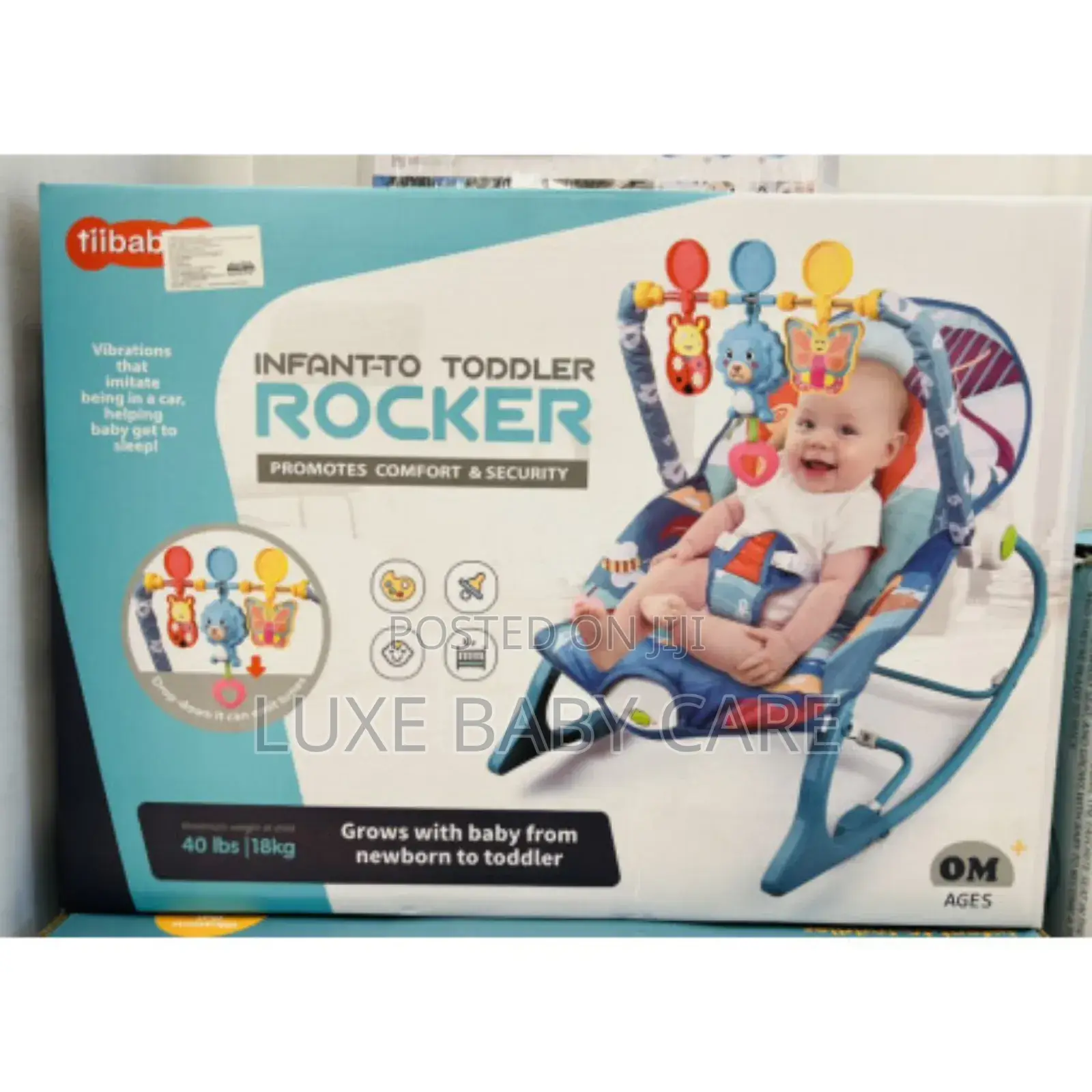 Infant to Toddler 2 in 1 Rocking Bouncer Chair