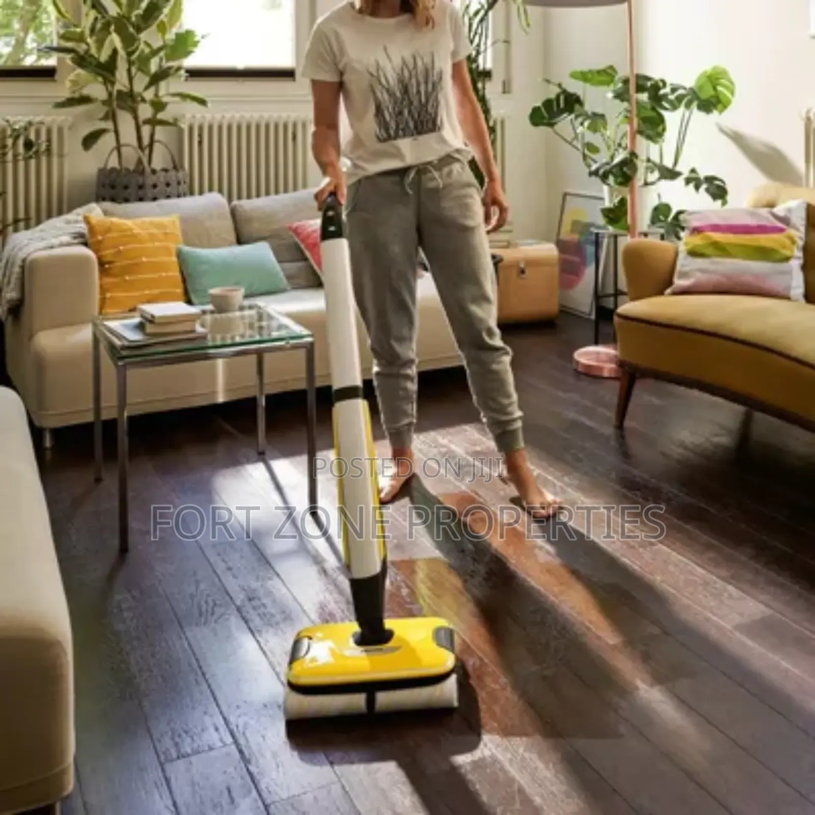 Floor and Window Cleaning With Cleantex