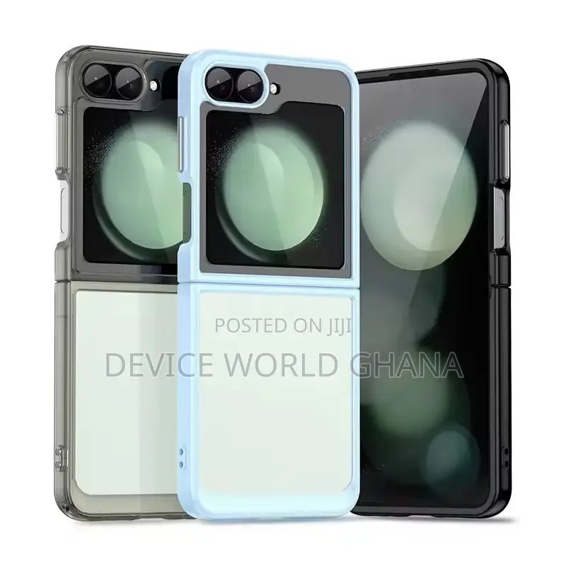 Transparent Color Case Available for Samsung Z Flip 6 and 5