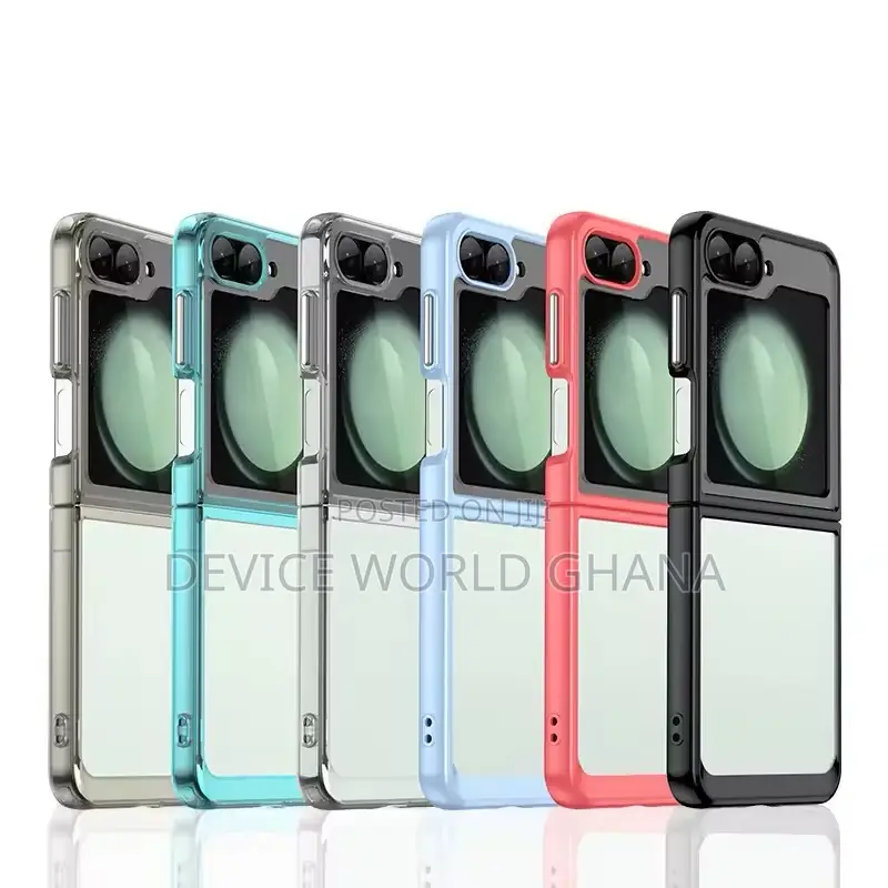 Transparent Color Case Available for Samsung Z Flip 6 and 5