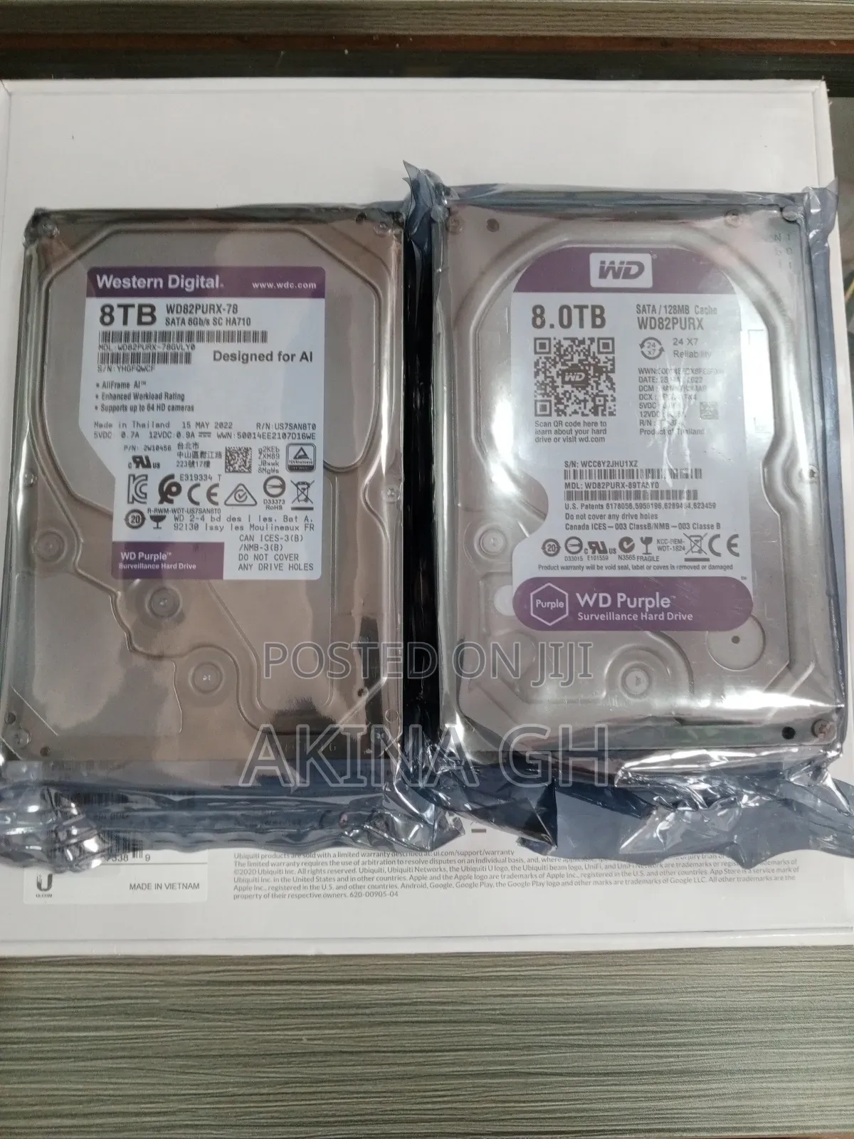 Wd Purple 8tb Surveillance HDD for CCTV