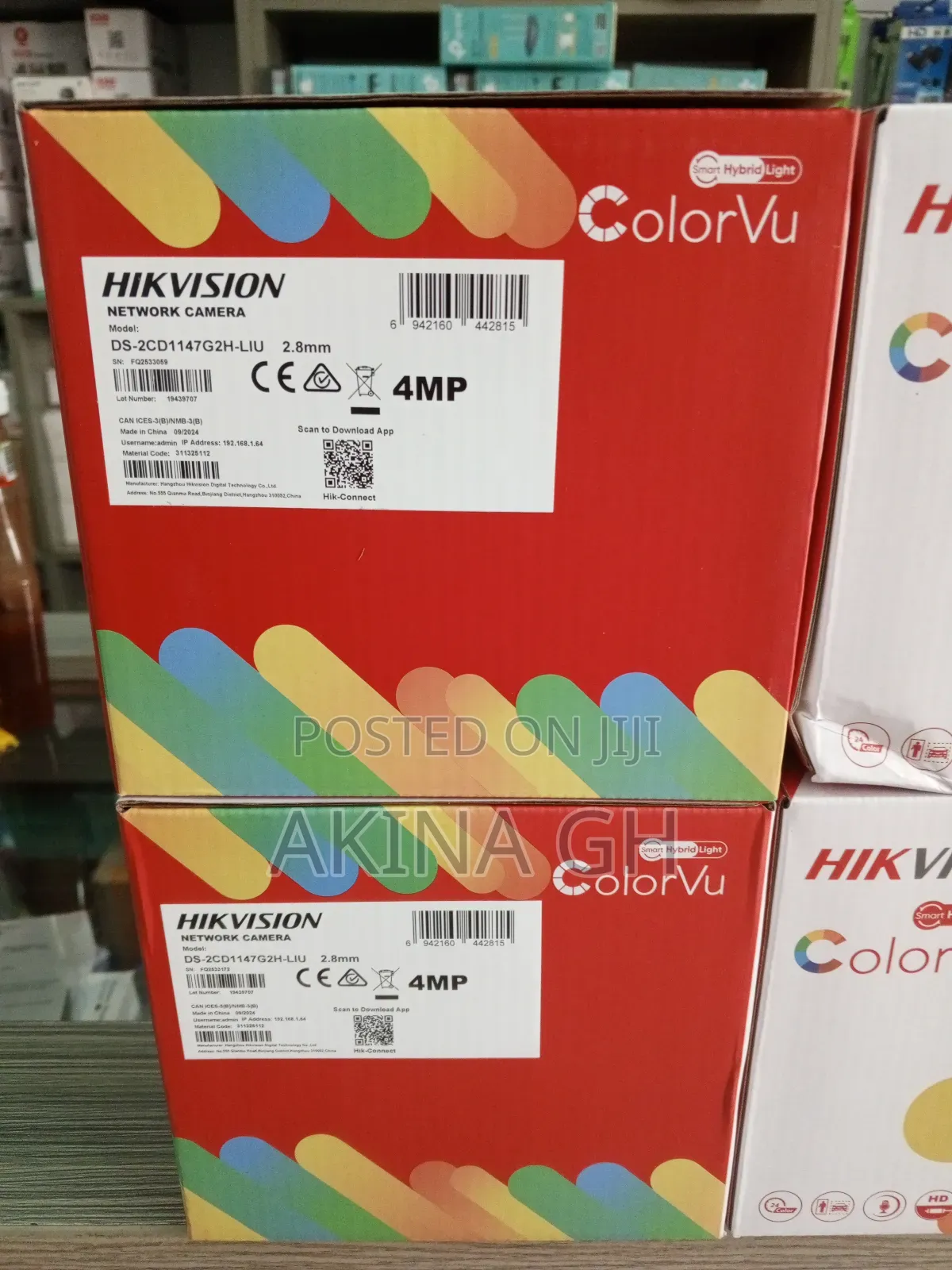 Hikvision 4mp Ip Network Colorvu Camera Ds-2cd1147g2h-Liu