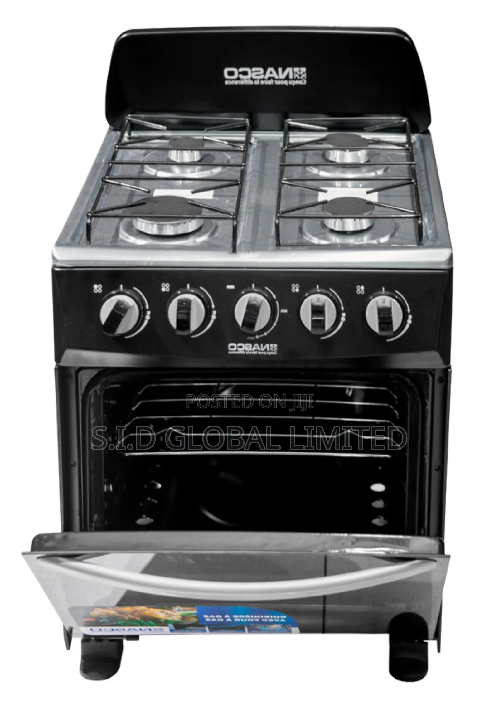 Your Home Cooking NASCO-4-BURNER-GAS-COOKER-OVEN