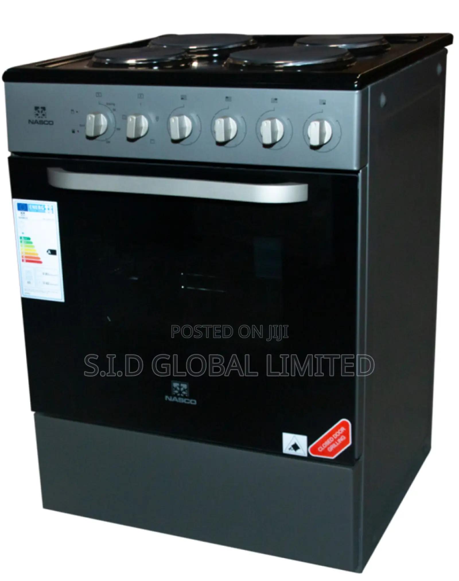 Worry Less With Nasco 4 Burner Electric Hob With Oven