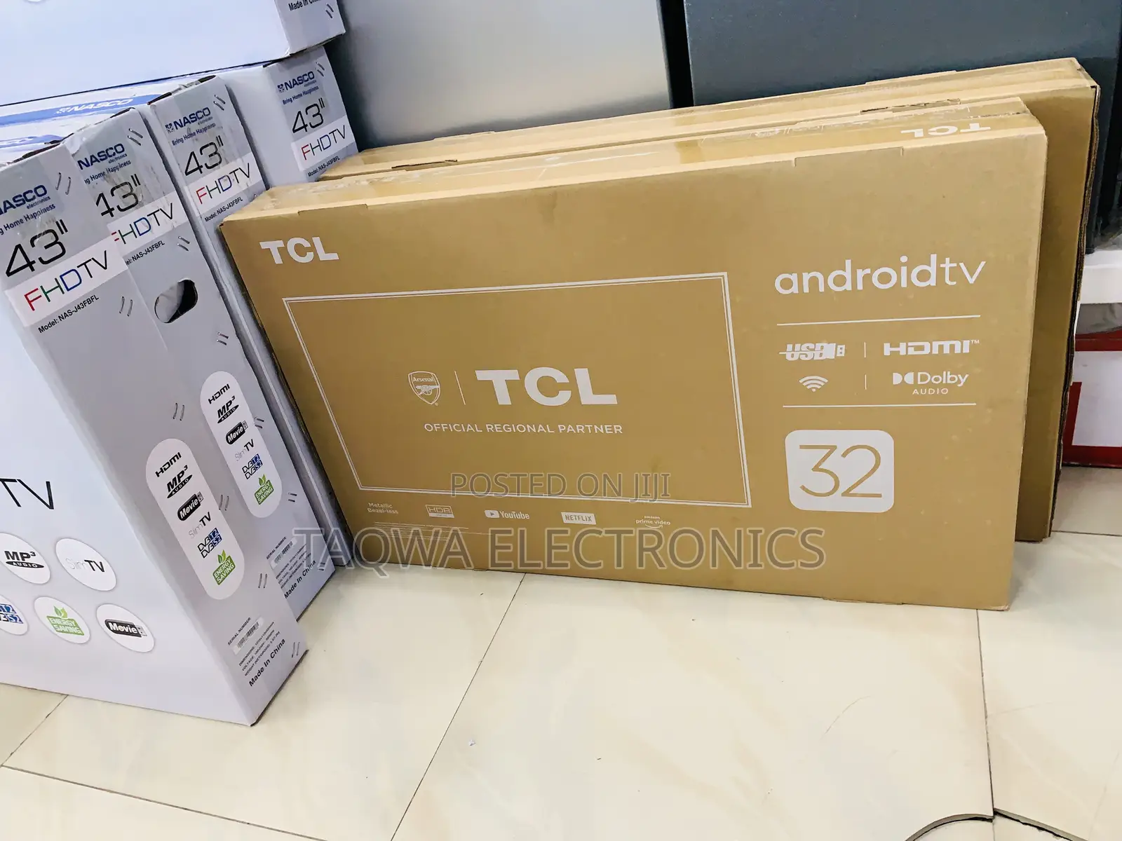 Portable TCL 32”-Android Tv
