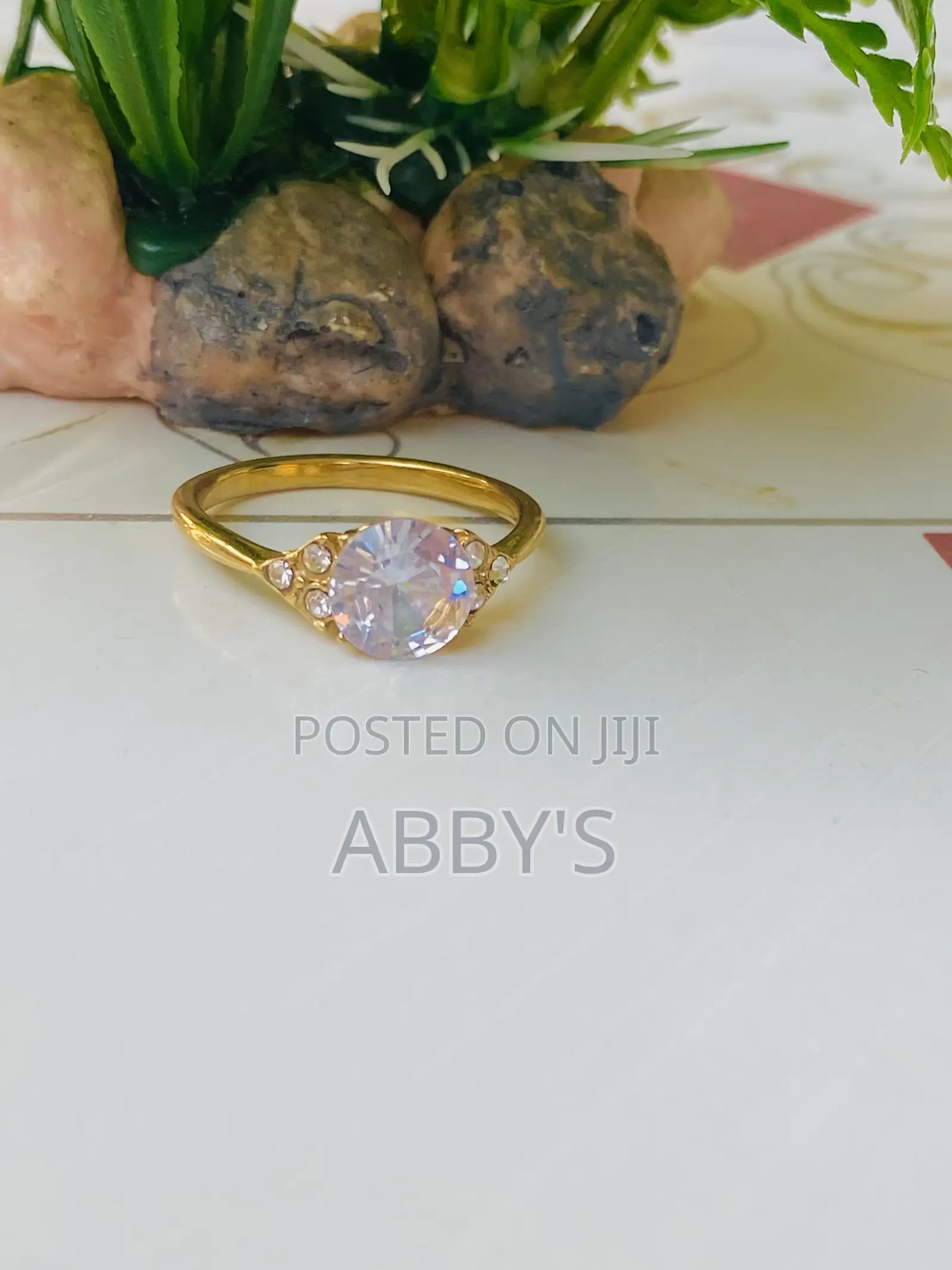 Vintage Moonstone Engagement/Promise Ring