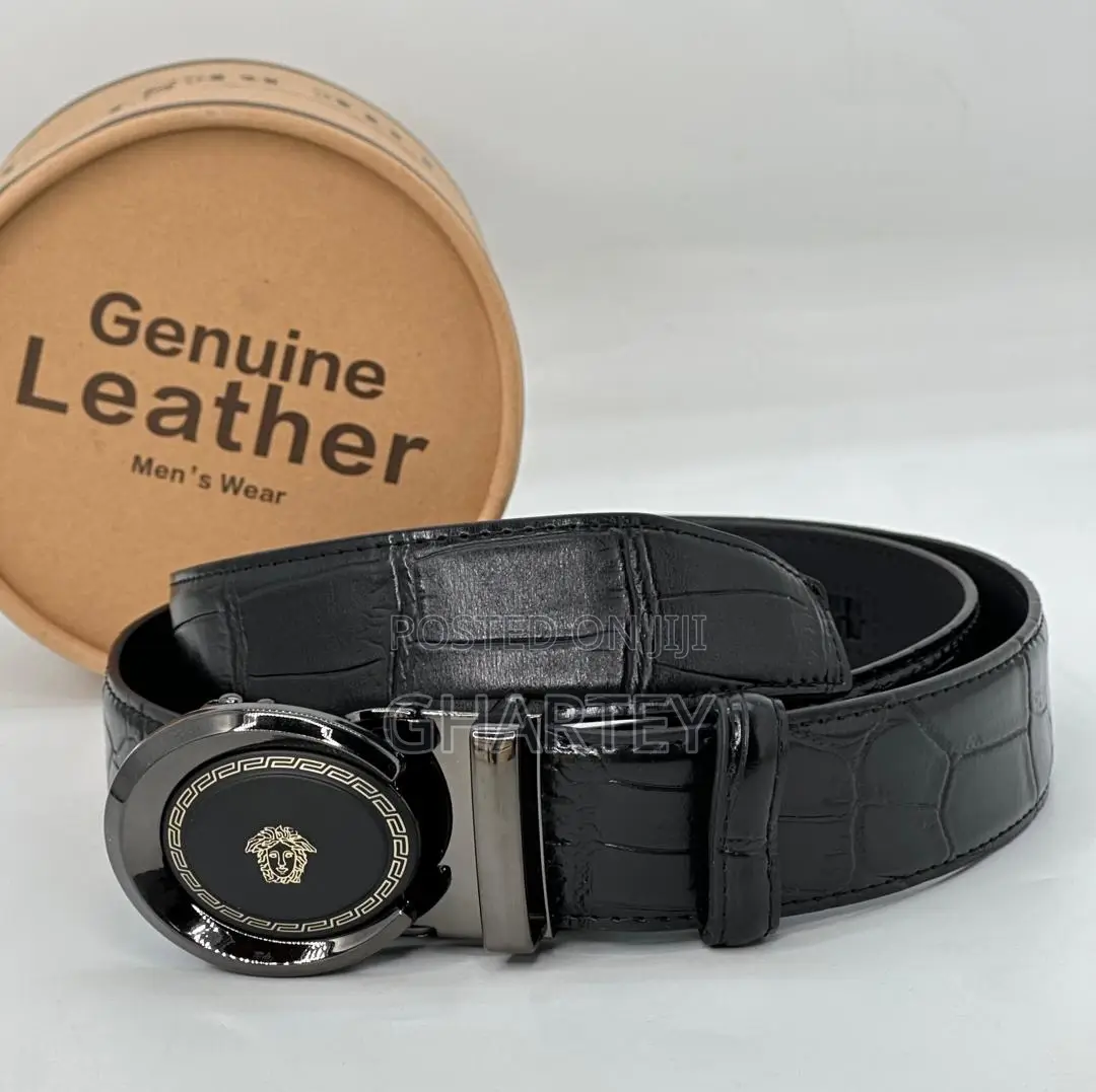 Versace Quality Leather Stylish Buckle Men’S Belt