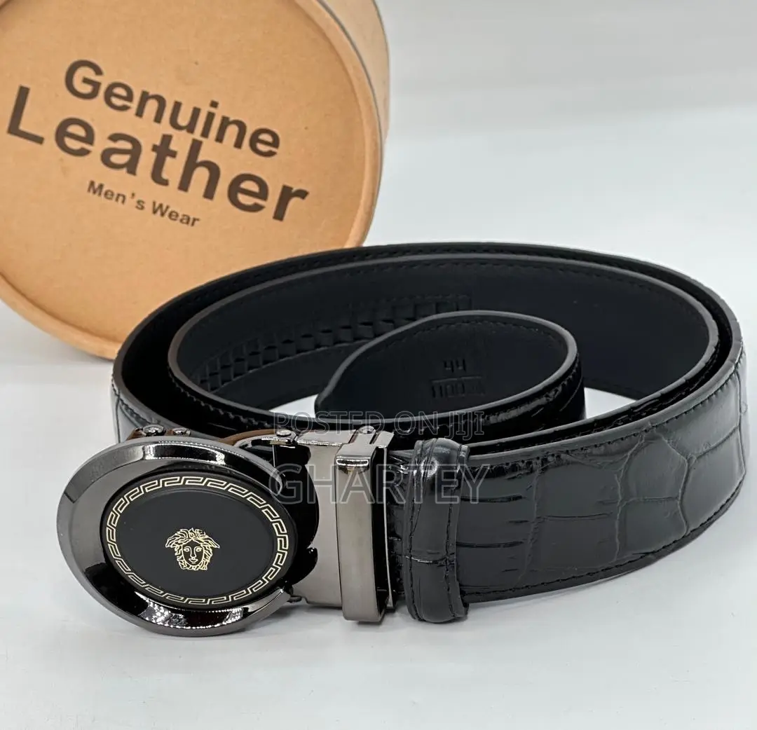 Versace Quality Leather Stylish Buckle Men’S Belt