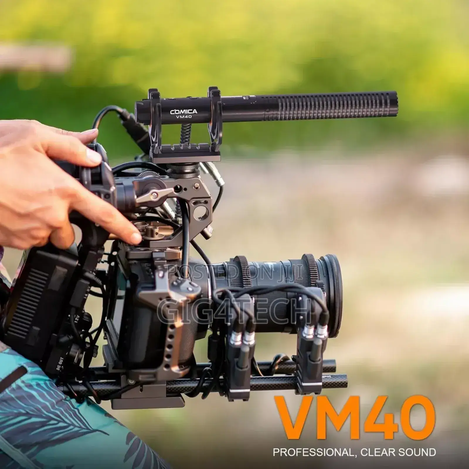 Comica Vm40 2.4g Super-Cardioid Wireless Shotgun Microphone