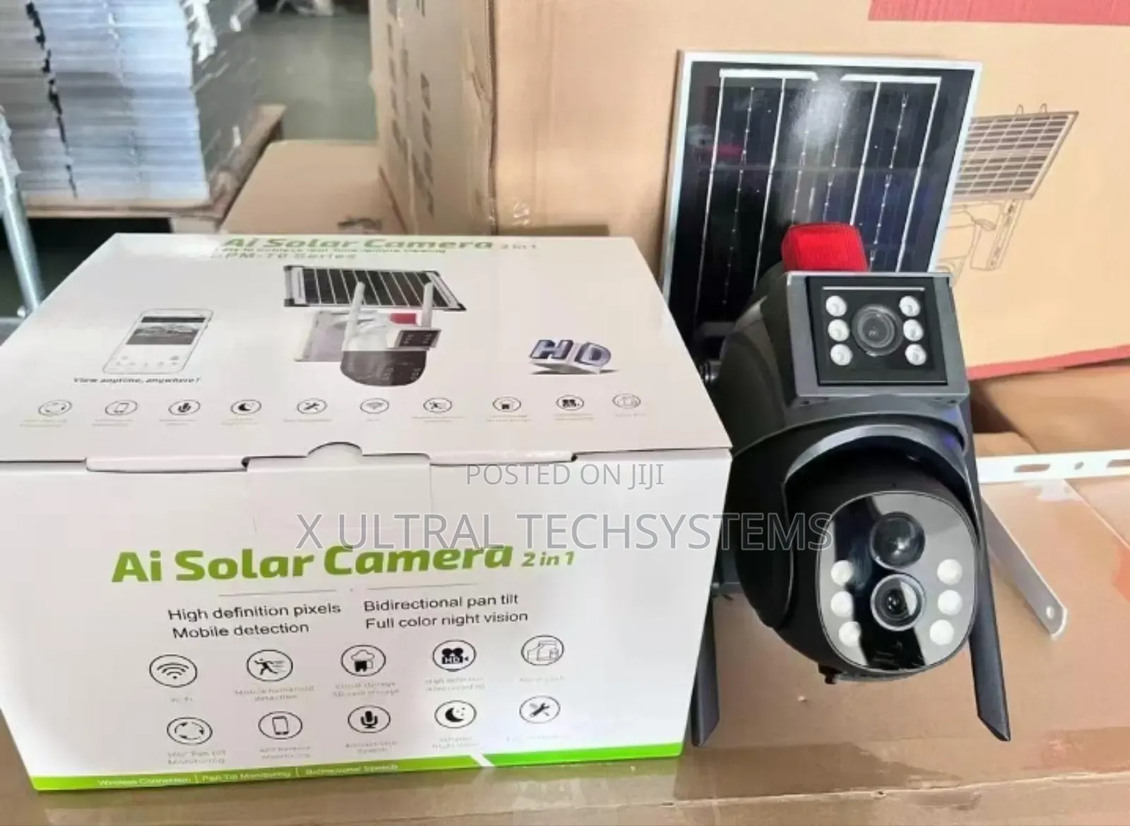 4g Ai Smart Solar Camera ( All Sim Card )
