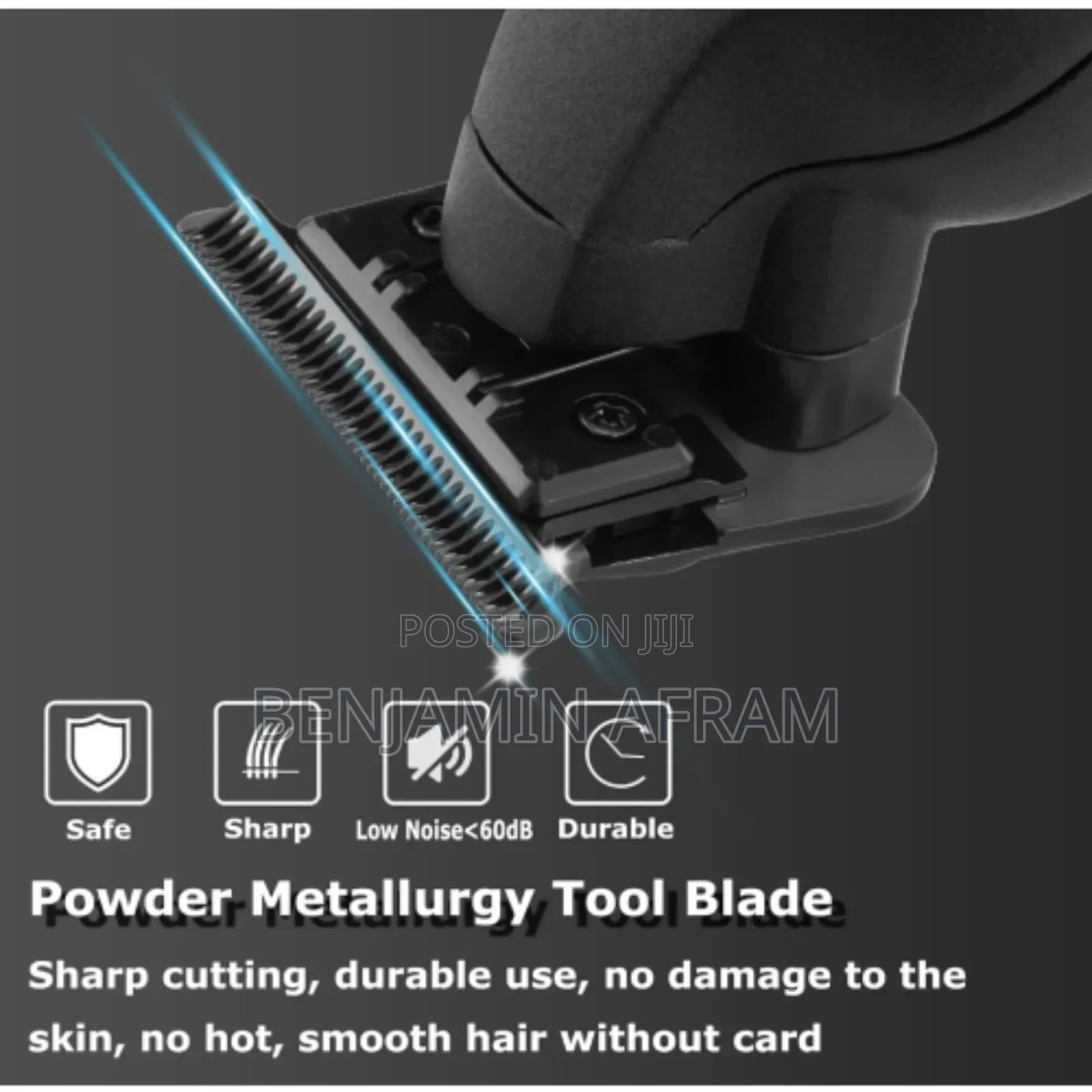 Rechargeable Metallic Hair Clippers