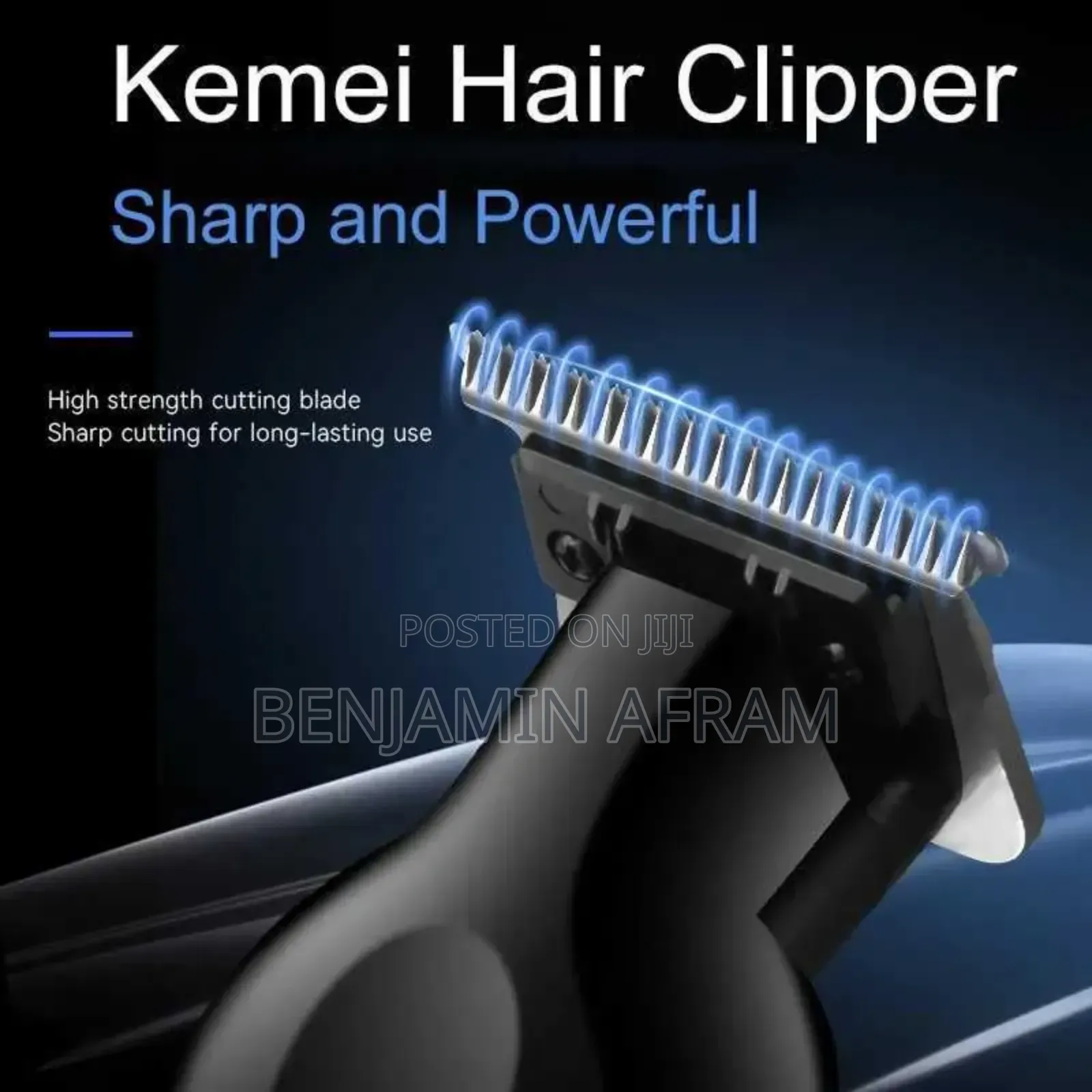 Rechargeable Metallic Hair Clippers