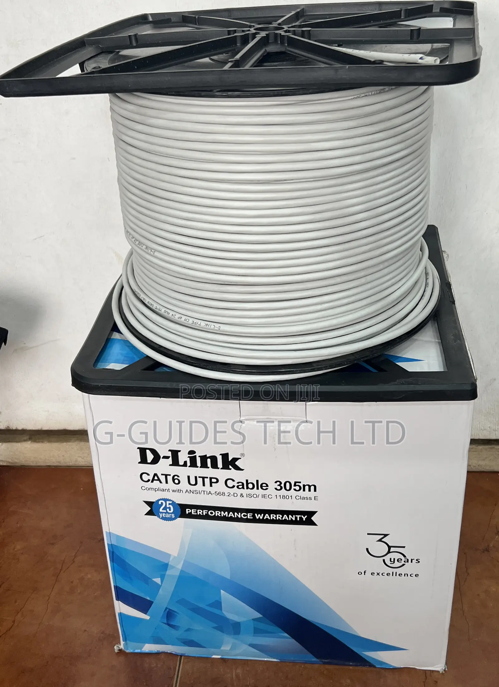 D-Link Cat6 Utp Cable 305m, D-Link Cat6 Utp Cable 305m 24awg
