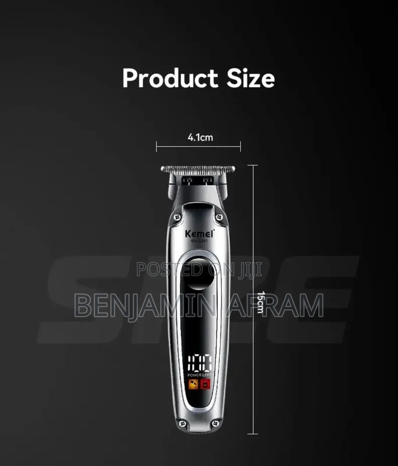 Professional Rechargeable Hair Trimmer KM-2261