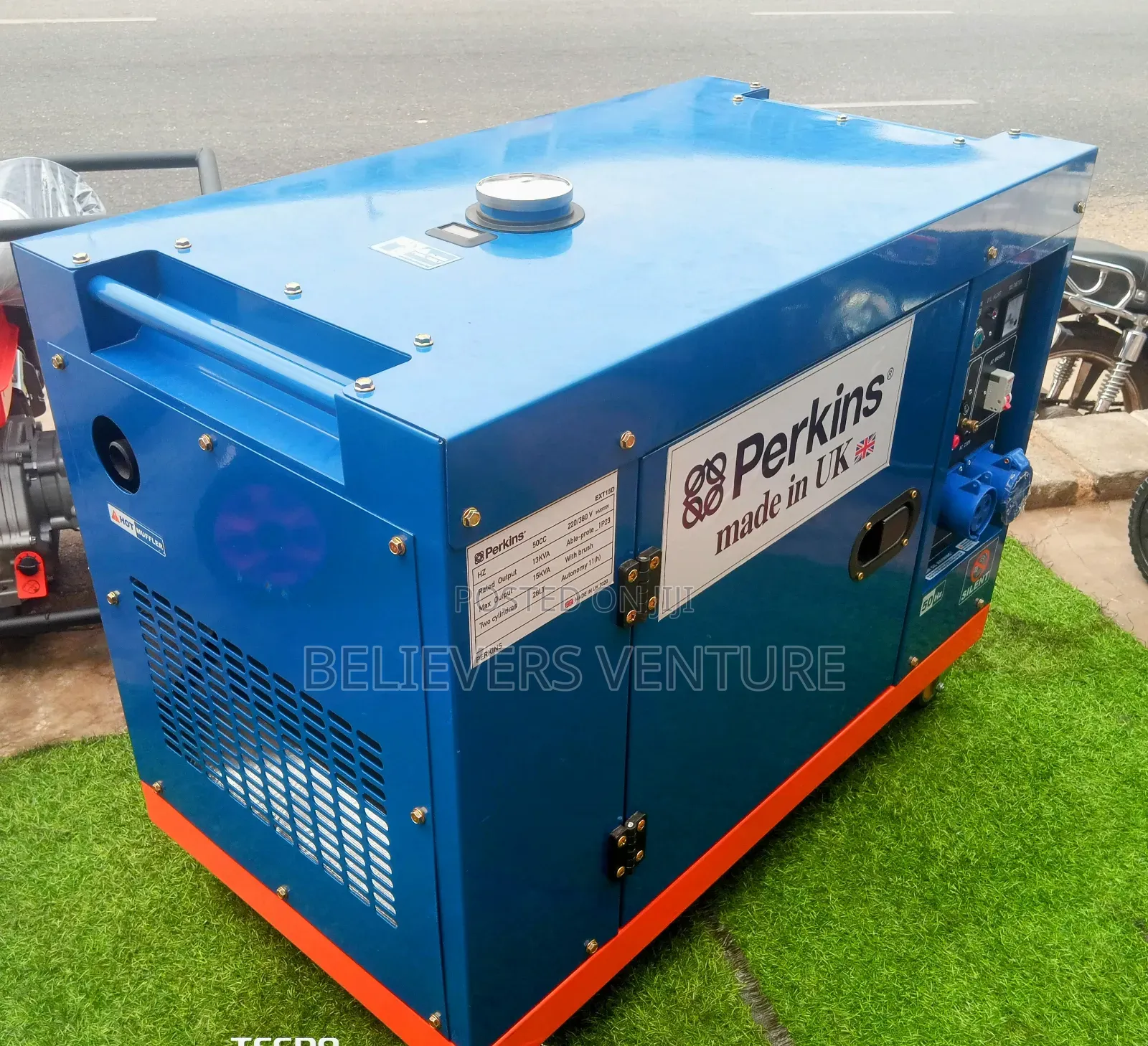 Blue and Orange 15kva Perkins Generator Diesel New Generator
