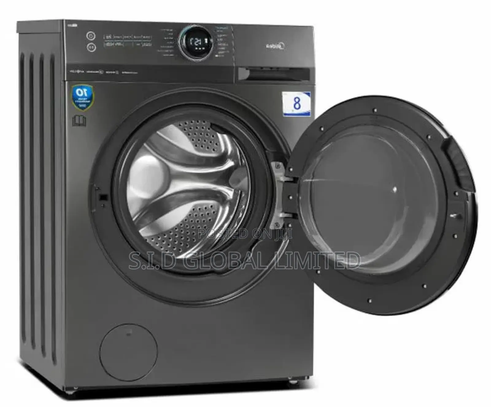 Laundry Care With MIDEA-FRONT-LOAD-8KG-WASHING-MACHINE